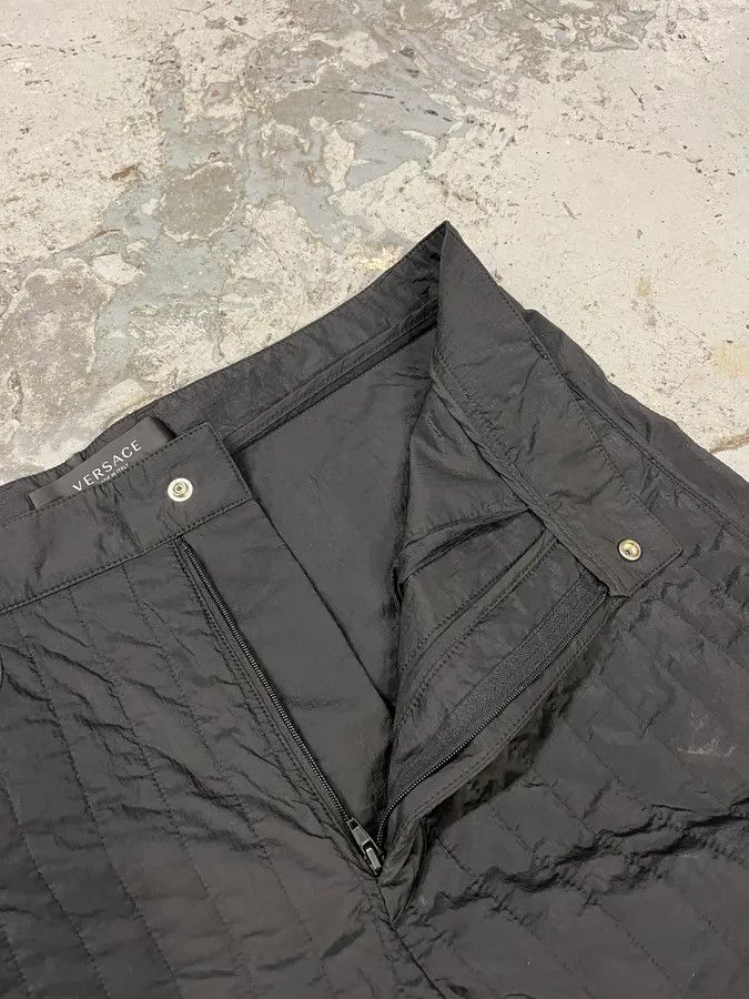 Versace Versace Black Quilted Pants Size US 32 / EU 48 - 7 Thumbnail