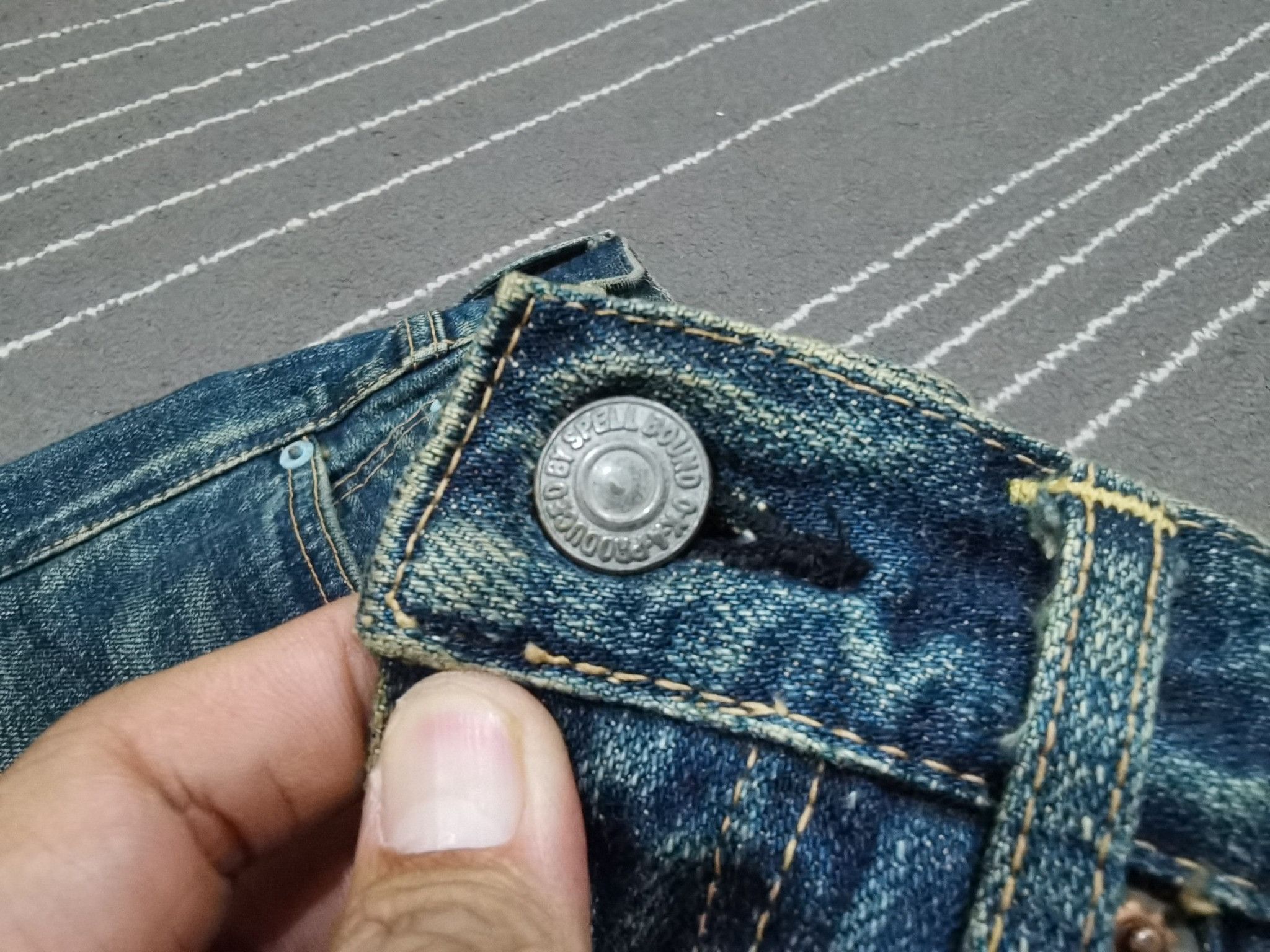 Japanese Brand Vintage SPELLBOUND KK DOMINGO selvedge W30 7048 Size US 30 / EU 46 - 4 Thumbnail