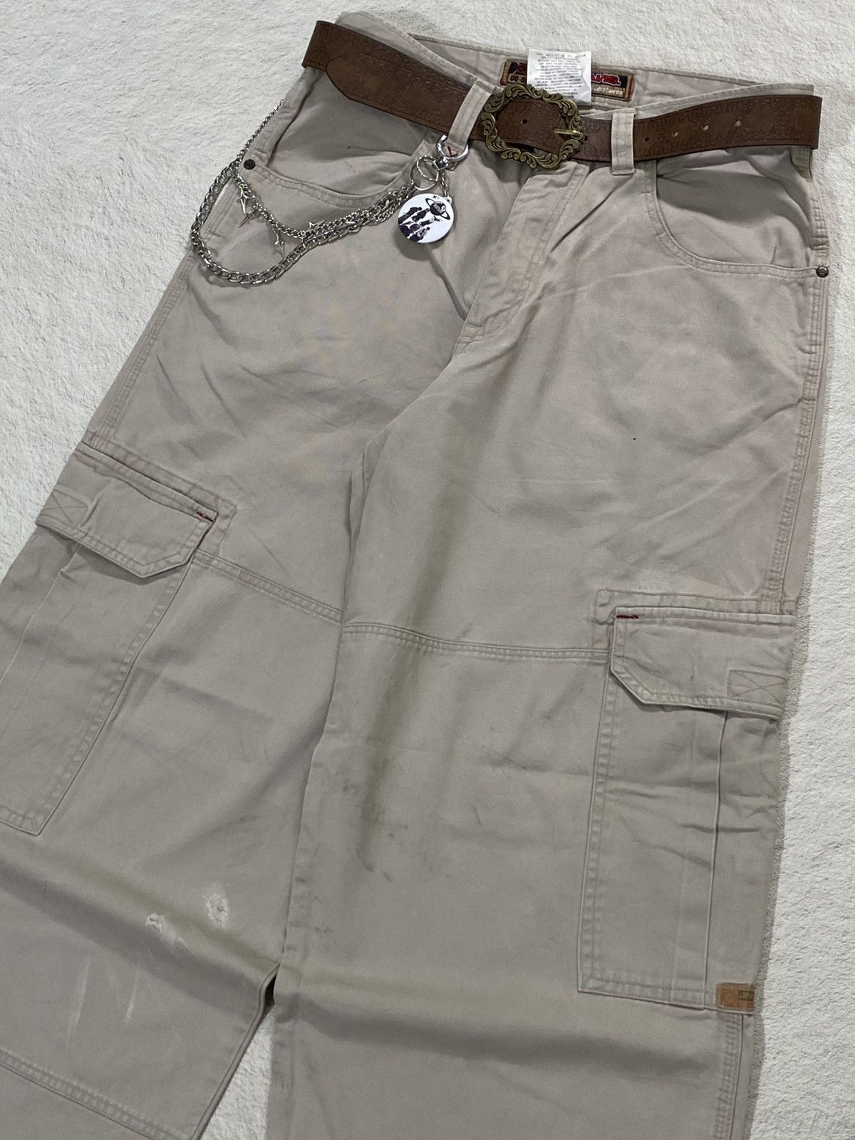 JNCO VINTAGE 💸JNCO CARGO PANTS Size US 32 / EU 48 - 3 Thumbnail