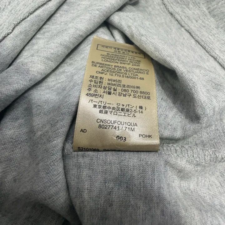 Burberry Burberry Burberry Gray Embroidered Short Sleeve T-Shirt-25 Size US XXL / EU 58 / 5 - 5 Thumbnail