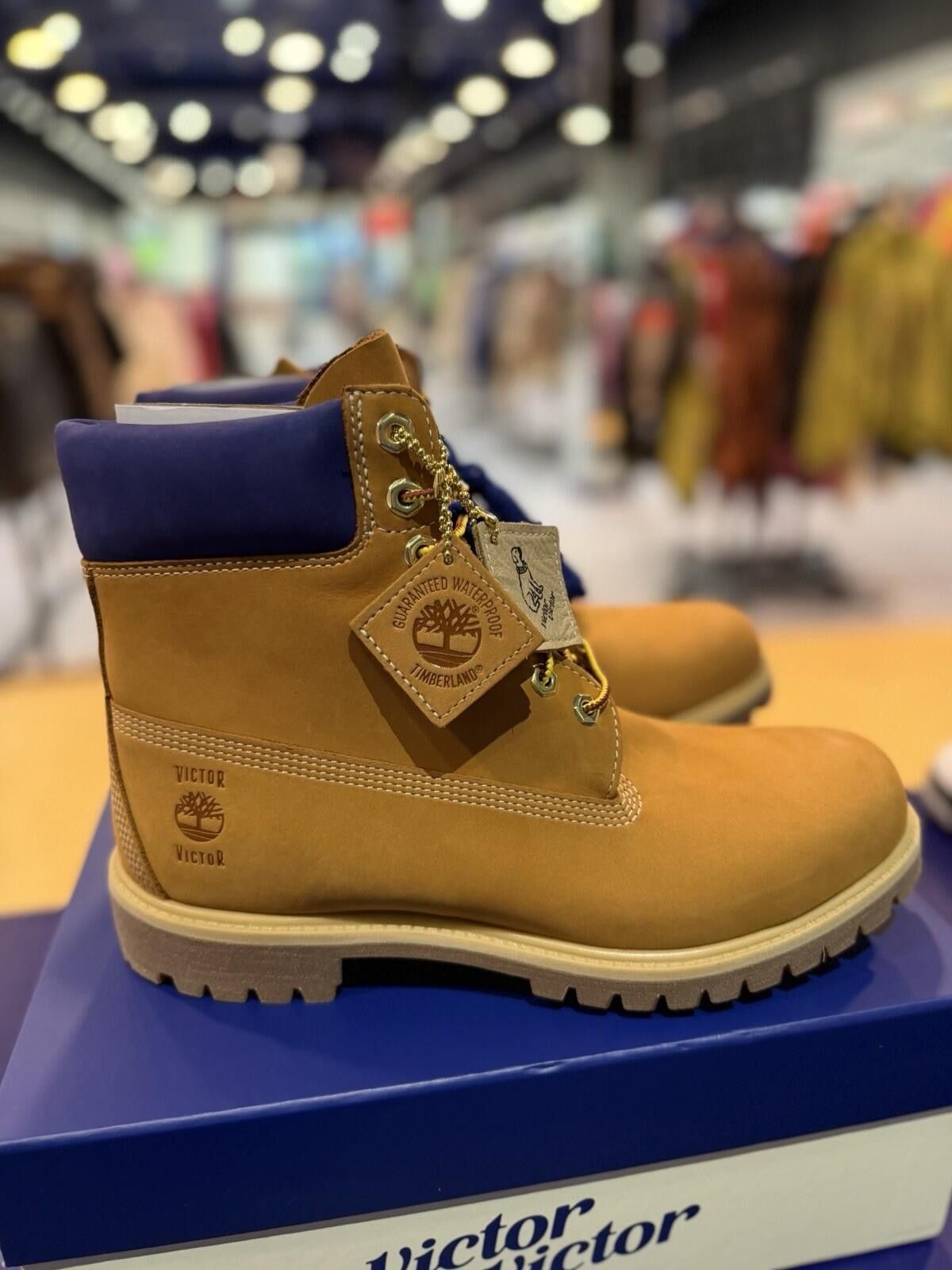 Timberland Victor Victor Timberland Boots Wheat/Navy (Size: 11) Men's Size US 11 / EU 44 - 1 Thumbnail