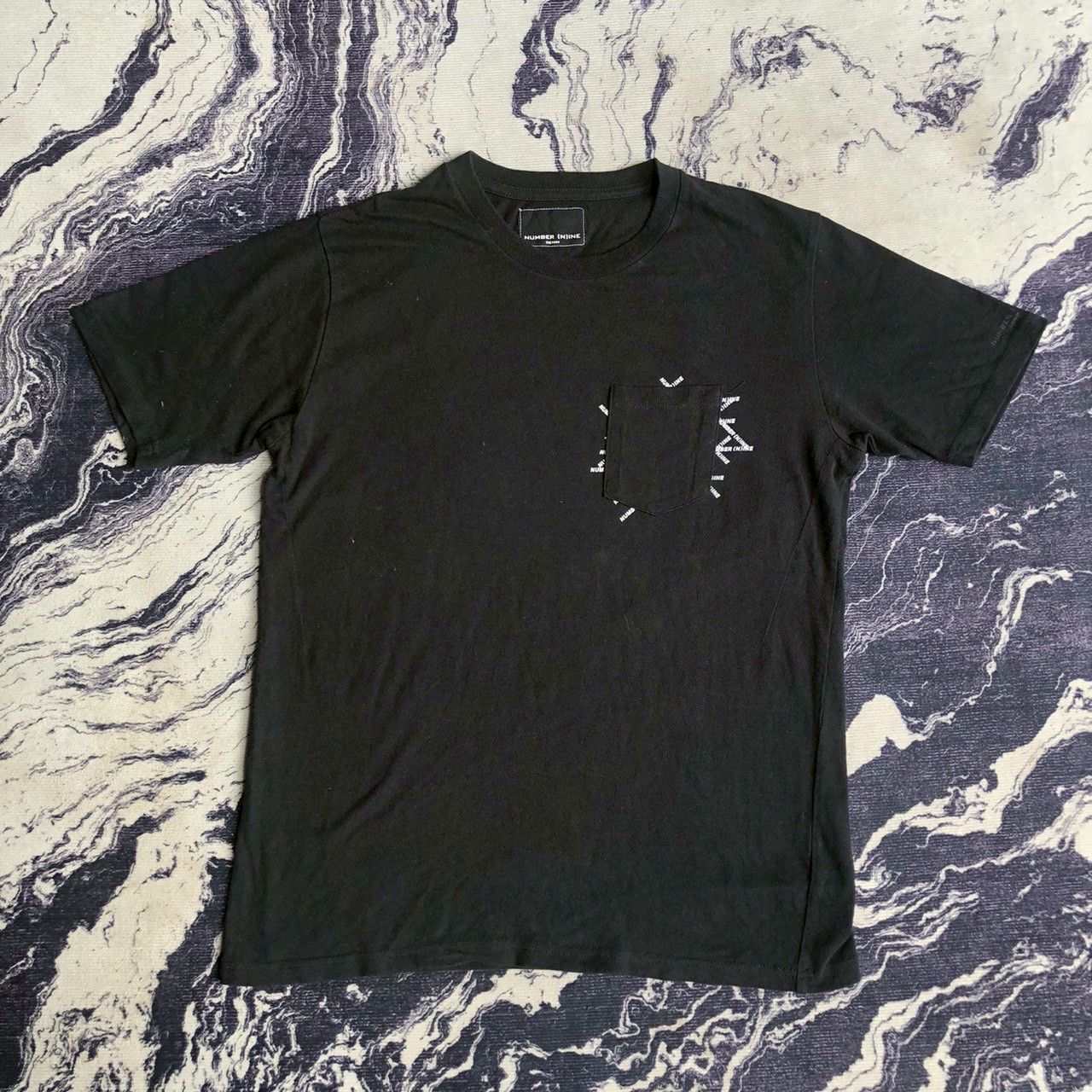 Number (N)ine Number Nine “Extra Heavy” Graphic Eye Tee | Grailed