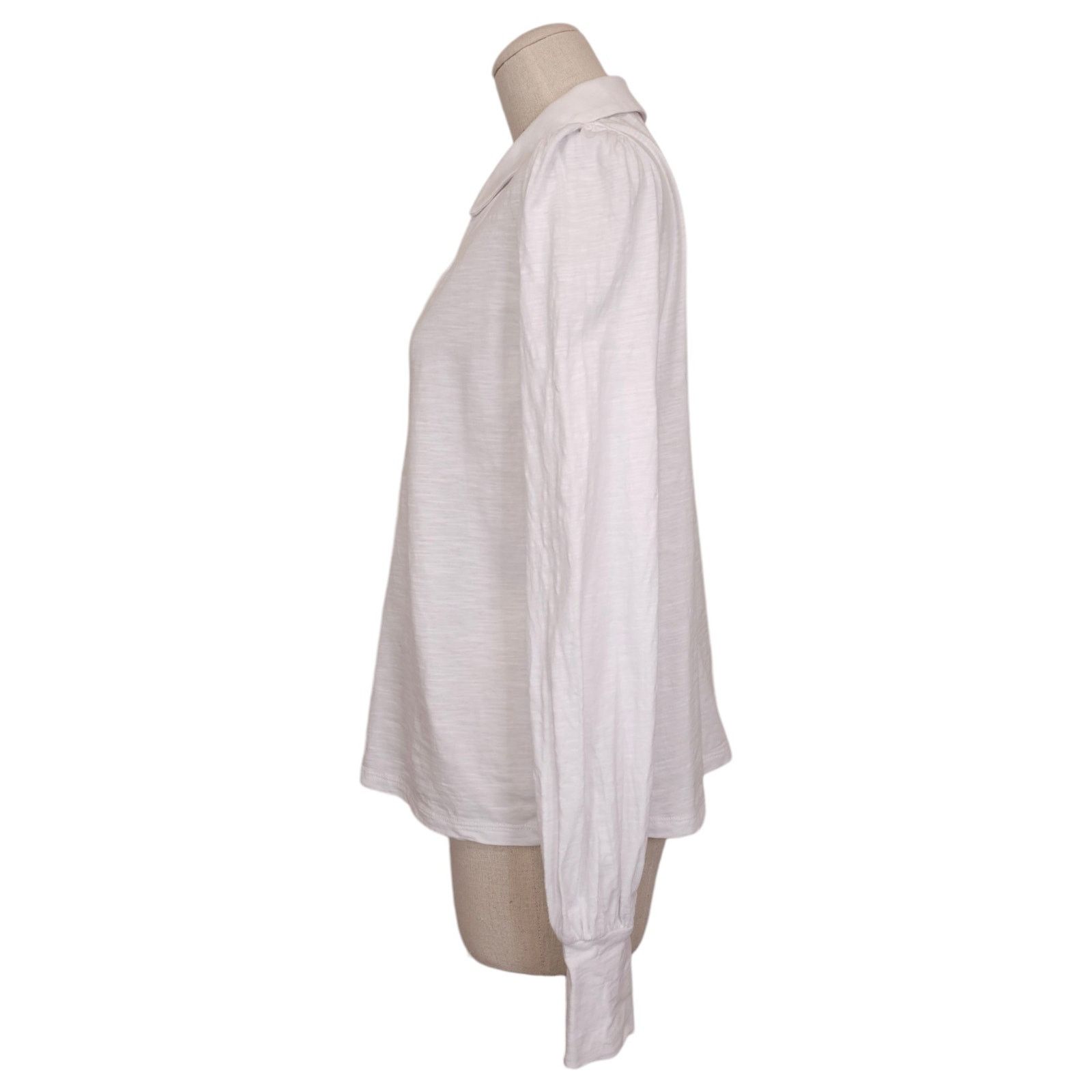 Boden Boden Split Neck Polo Shirt Cotton White Sz 6 Size M / US 6-8 / IT 42-44 - 2 Thumbnail