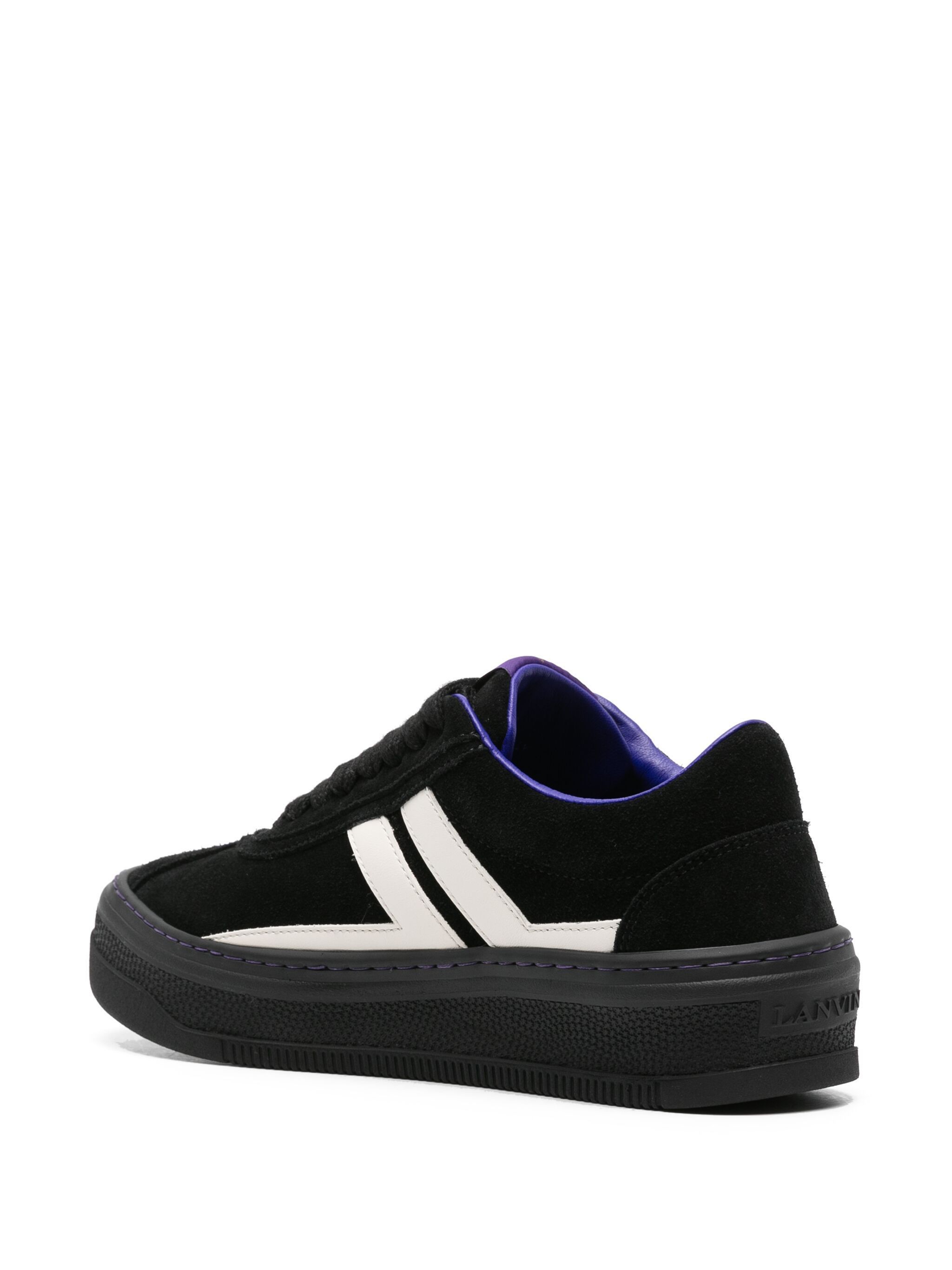 Future × Lanvin os11x1224 Dup / Edition Low-Top Cash Sneakers in Black/White Size US 6 / IT 36 - 3 Thumbnail