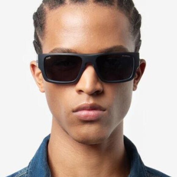 Hugo Boss Hugo BOSS 1498/S 0LOX ZV Sunglasses Blue Rectangle Frame Size ONE SIZE - 2 Thumbnail