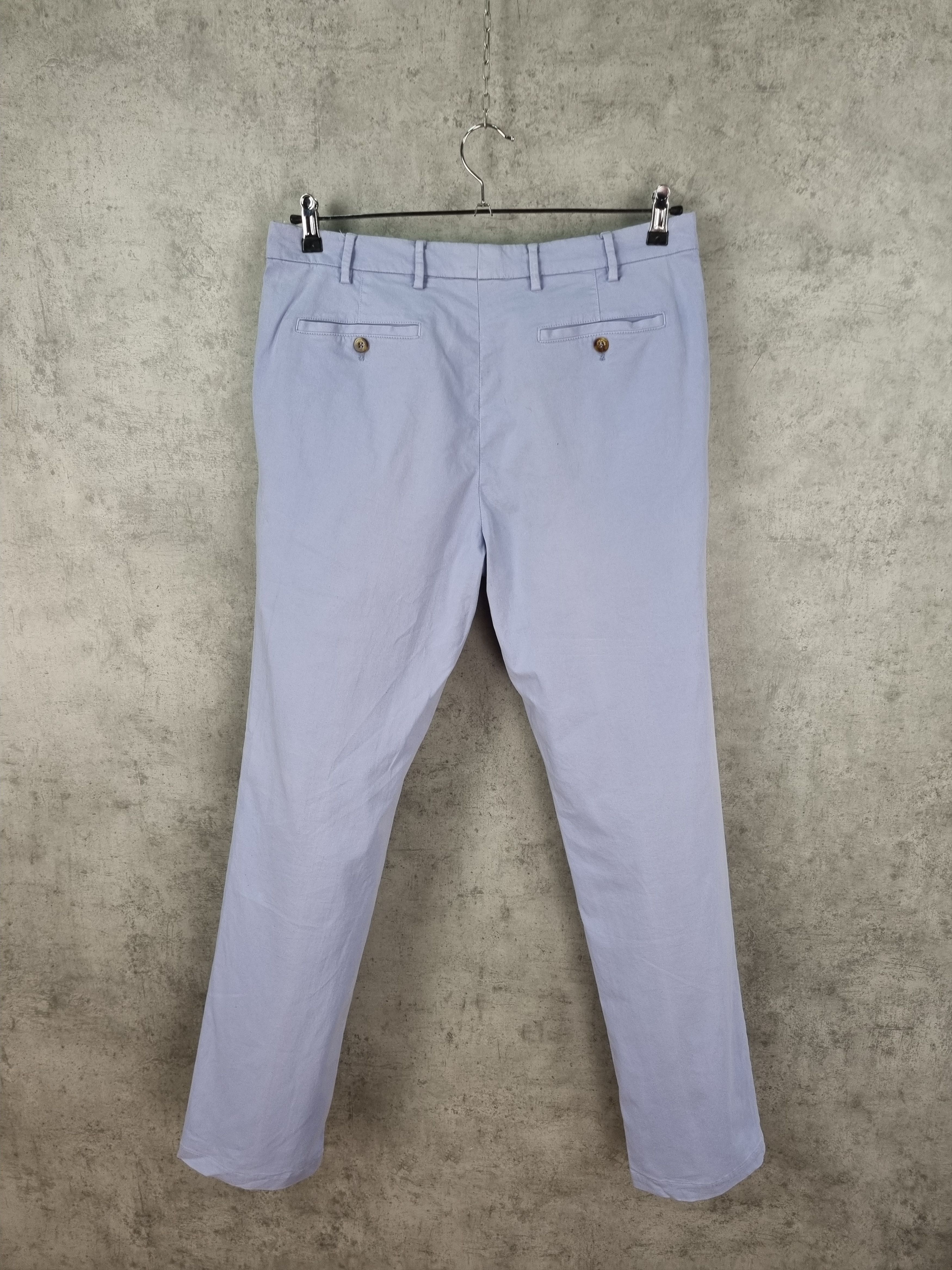 Loro Piana Loro Piana Baby Blue Soft Fabrics Chinos Pants Size US 34 / EU 50 - 9 Thumbnail