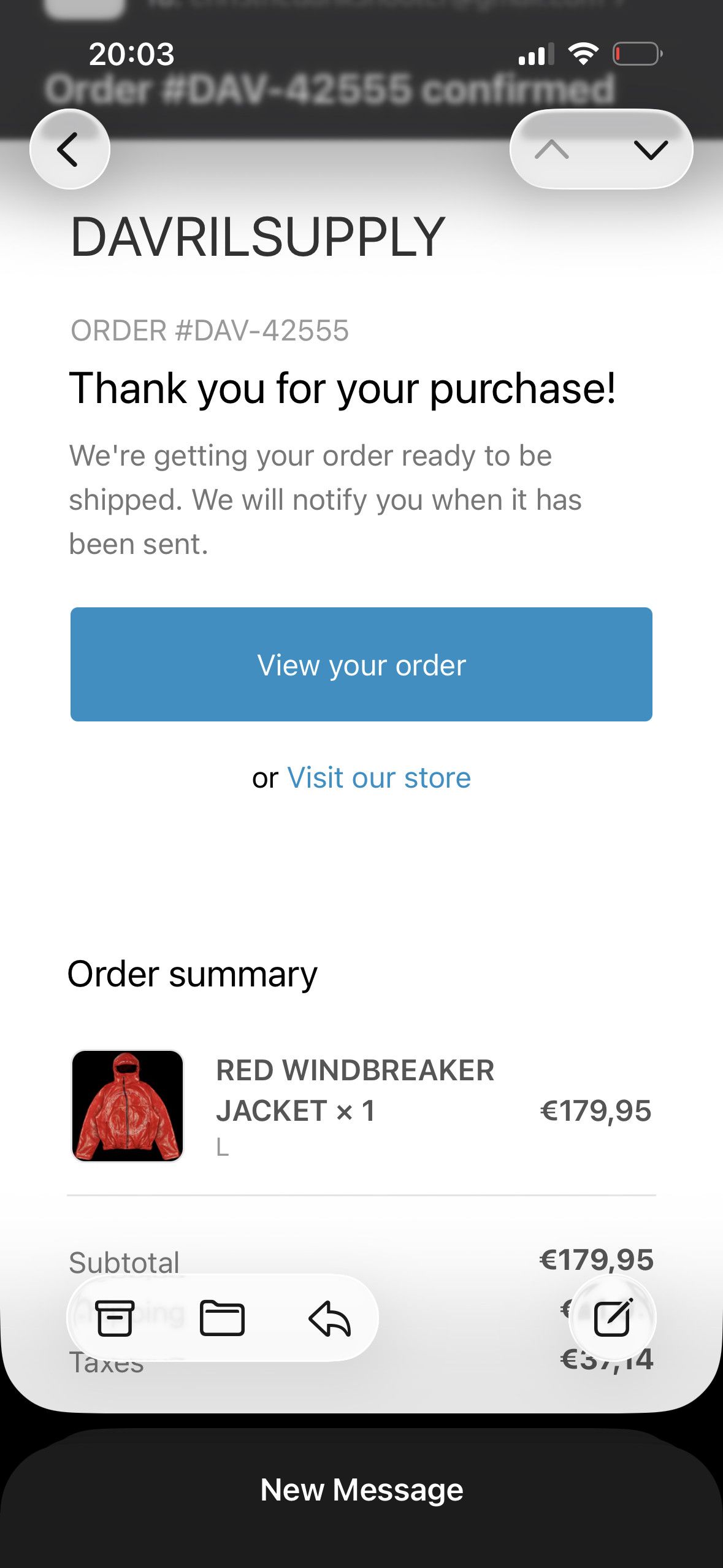 Other Davril Supply Red Windbreaker Jacket Size US L / EU 52-54 / 3 - 5 Thumbnail