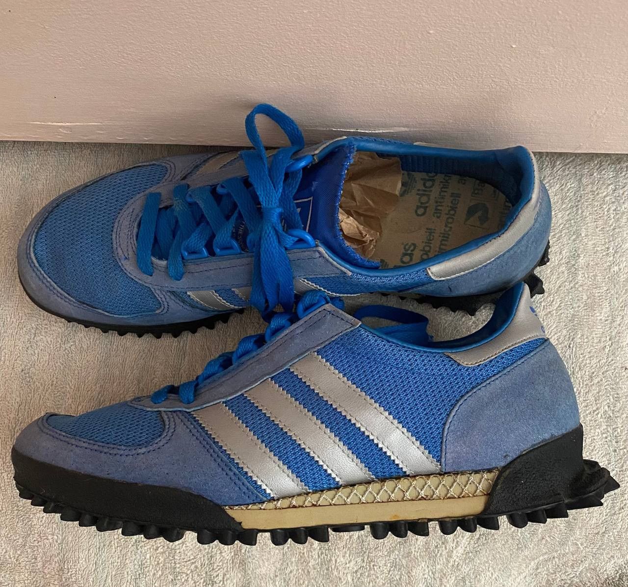 Adidas 🔥Rare Vintage Adidas Marathon TR Made in Yugoslavia 70’s Size US 9 / EU 42 - 5 Thumbnail