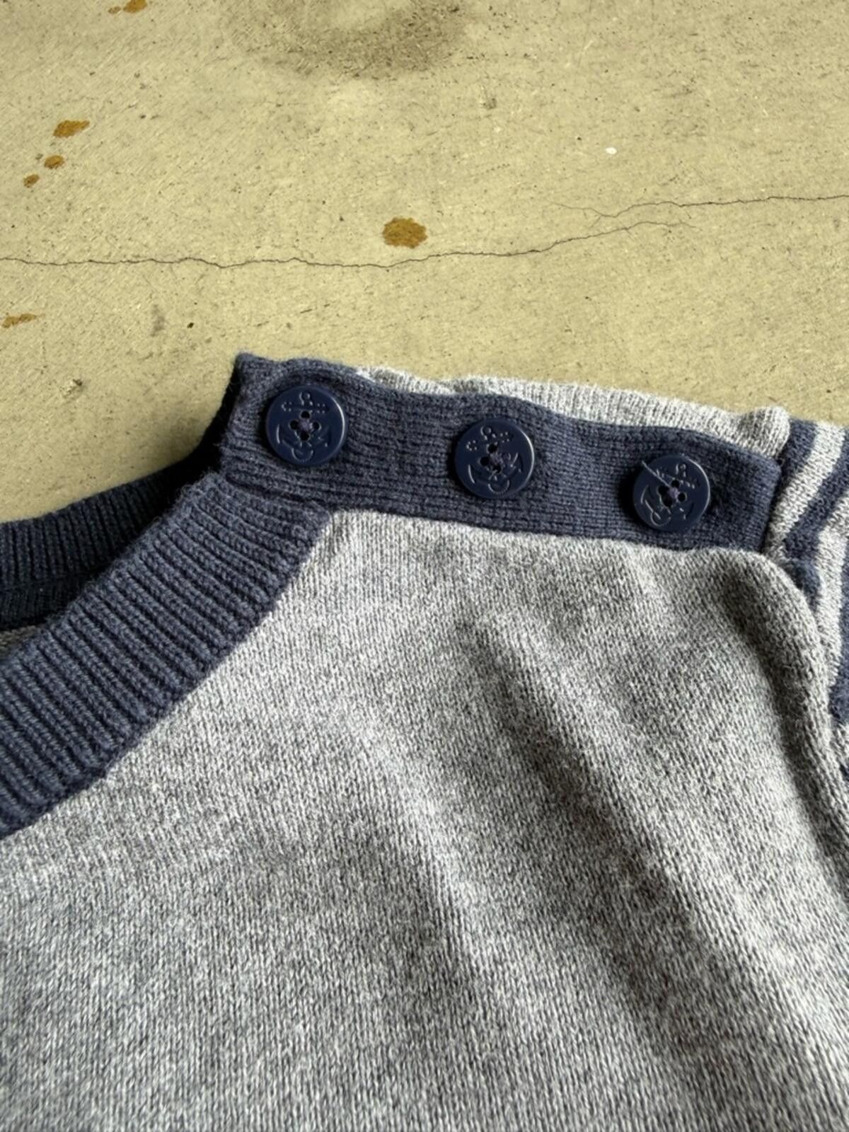 Nautica Nautica / 3-button accent striped pullover sweater Size M / US 6-8 / IT 42-44 - 5 Thumbnail