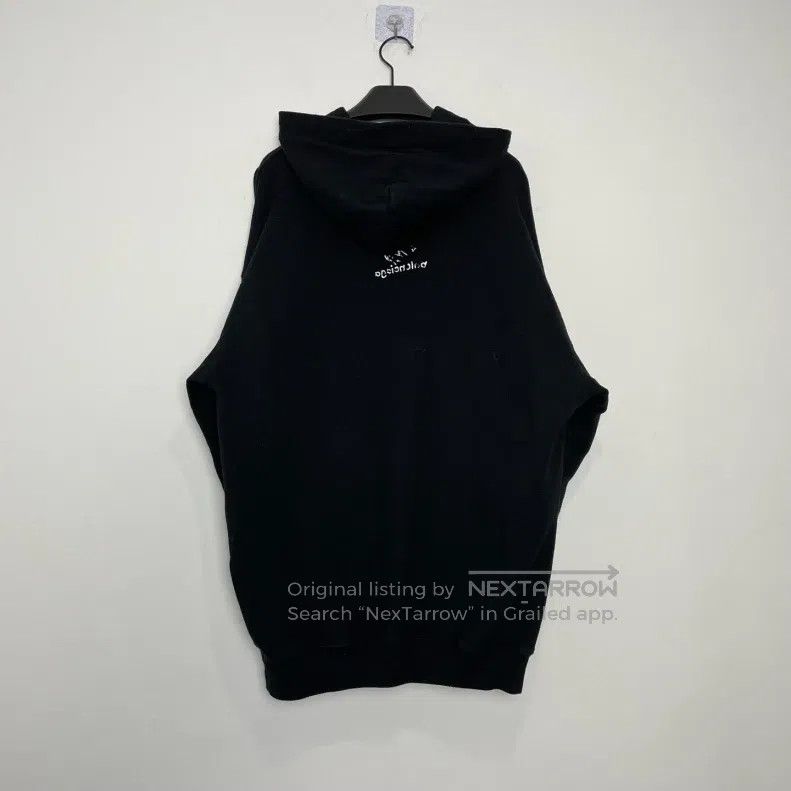 Balenciaga Balenciaga Black Front and Back Graffiti Logo Hooded Sweat Size US XS / EU 42 / 0 - 2 Thumbnail