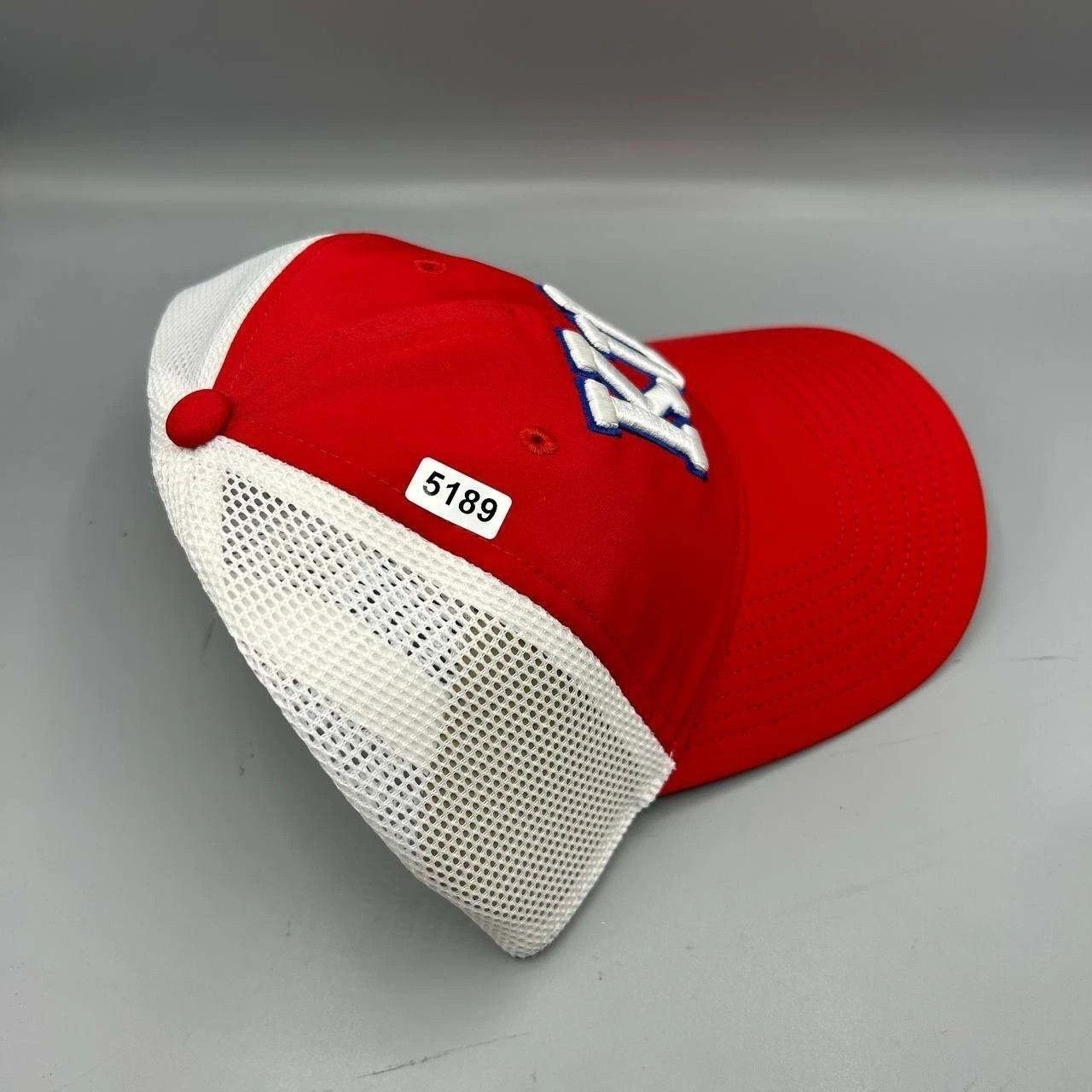 The Game Kansas Jayhawks NCAA Trucker Hat Men Red White Snap Back Size ONE SIZE - 7 Thumbnail