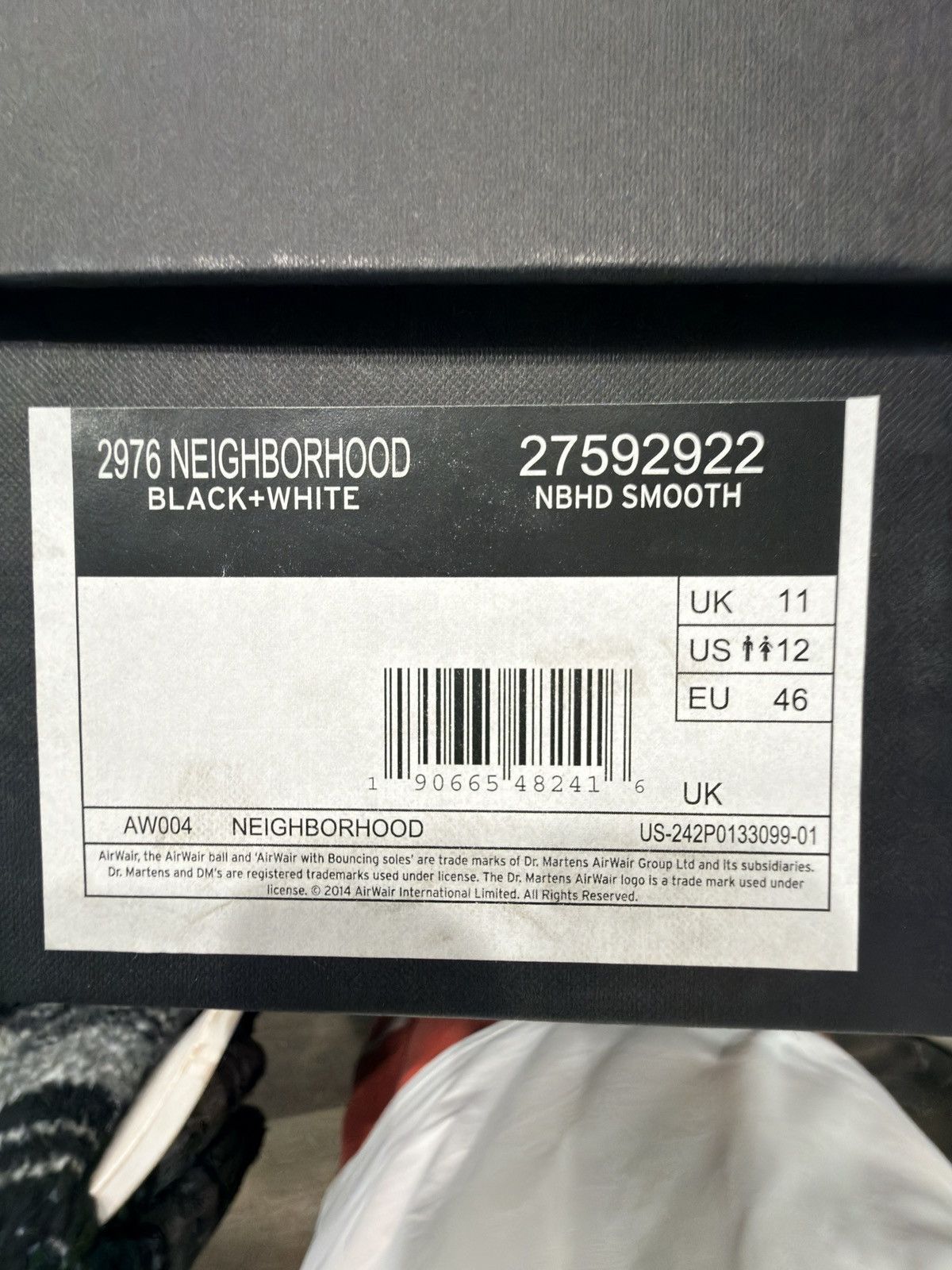 Dr. Martens × Neighborhood Dr Martens x Neighborhood Size US 12 / EU 45 - 7 Thumbnail