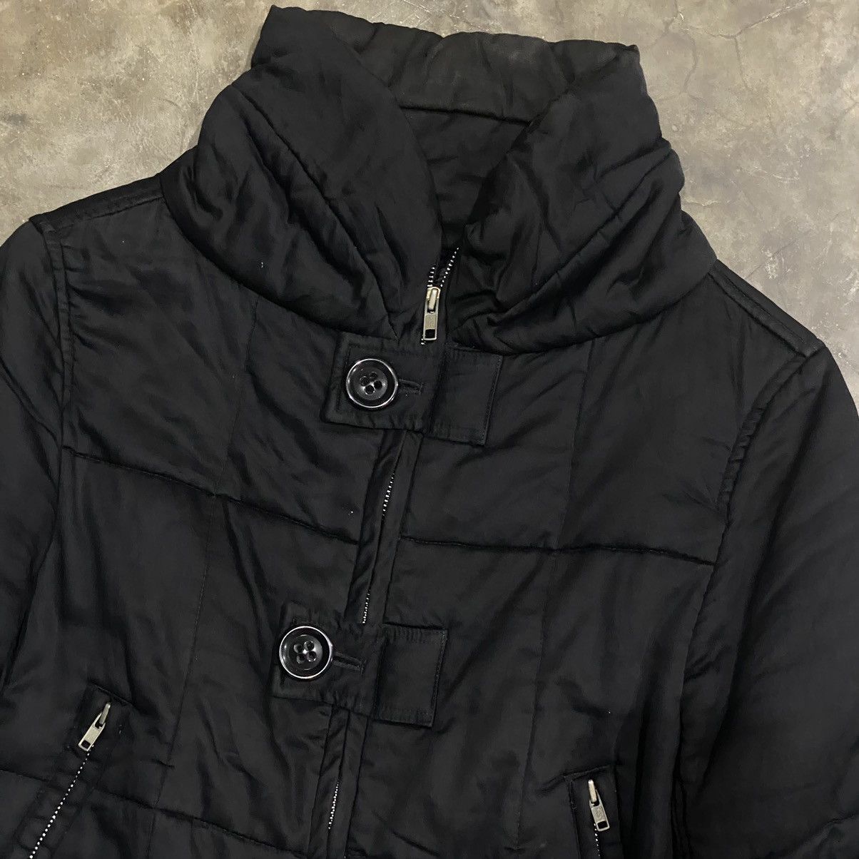 Japanese Brand Pour Deux Japanese Double Zip Bikers Puffer Jacket Size US M / EU 48-50 / 2 - 3 Thumbnail