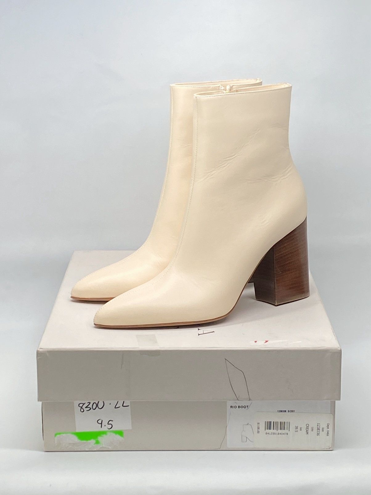 Gabriela Hearst Gabriela Hearst Rio Ankle Boot in Cream Leather size 39.5 Size US 9.5 / IT 39.5 - 14 Thumbnail