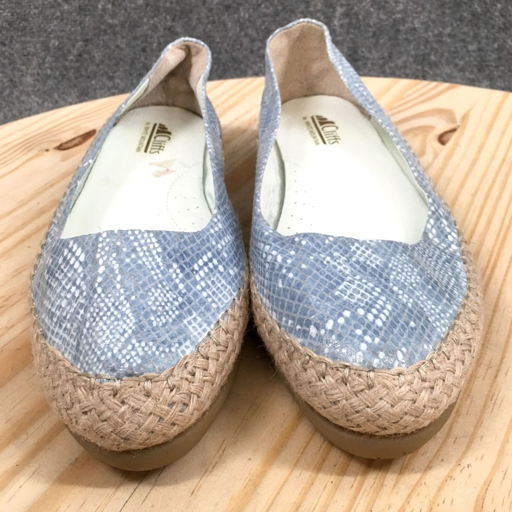 Vintage Cliffs by White Mountain Sandals Women Slips On Casual Flat Blue 11 M Size US 11 / IT 41 - 4 Thumbnail