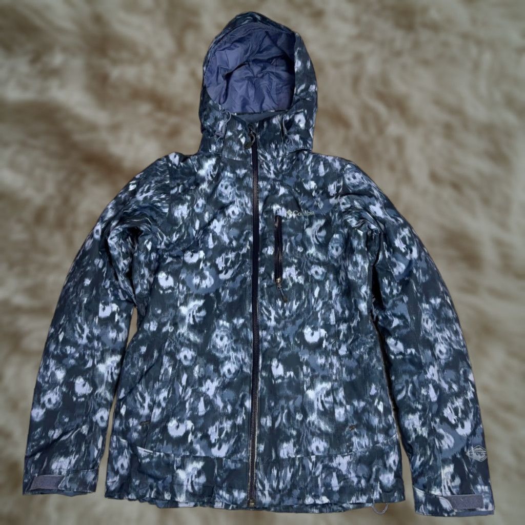 Vintage Columbia Womens Jacket XS Blue Omni-Heat/Omni-Shield Hooded Insulated Heat Hood Interchangeable Size XS / US 0-2 / IT 36-38 - 1 Thumbnail