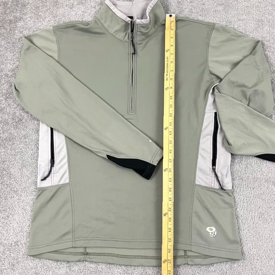 Mountain Hardwear Mountain Hardwear Jacket Men Large Green 1/2 Zip Pullover Hiking Outdoor Pockets Size US L / EU 52-54 / 3 - 4 Thumbnail