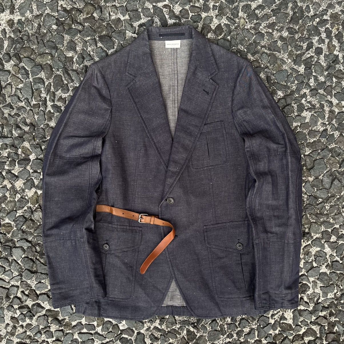 Dries Van Noten Dries Van Noten SS2011 Belted Accent Blazer Jacket Size US M / EU 48-50 / 2 - 1 Thumbnail