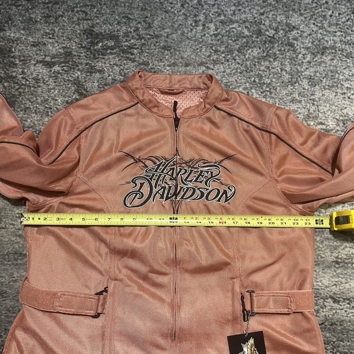 Harley Davidson VINTAGE HARLEY DAVIDSON REFLECTIVE MESH BIKER JACKET NWT Size L / US 10 / IT 46 - 12 Thumbnail