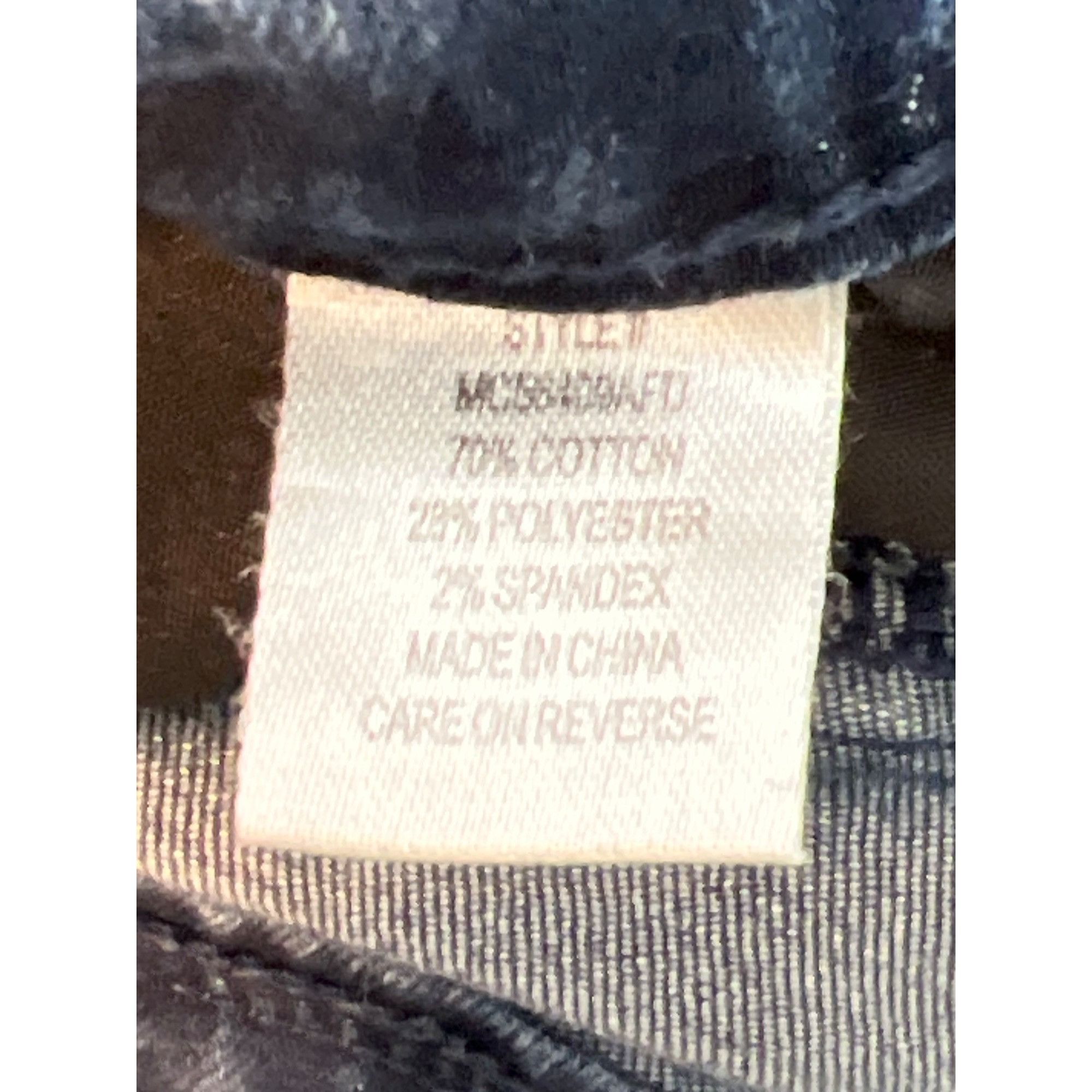 Other H & H Harmony Havoc Blue Denim Stretch Capri Jeans Ankle Cuf Size 30" / US 8 / IT 44 - 6 Thumbnail