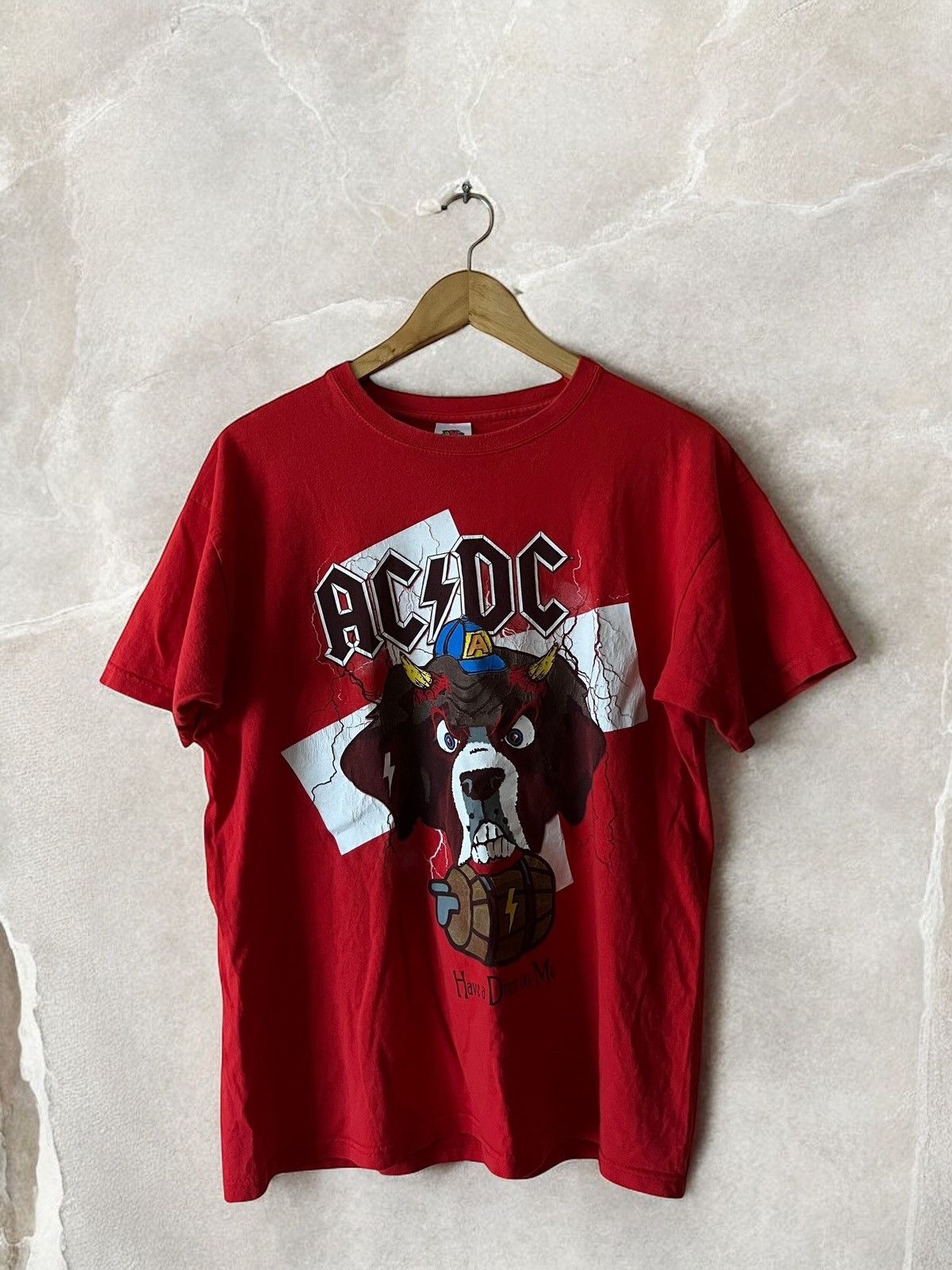 AC/DC × Band Tees × Vintage AC/DC "ZURICH OR BUST" 2015 Tour tee vintage T shirt rock Size US M / EU 48-50 / 2 - 1 Thumbnail