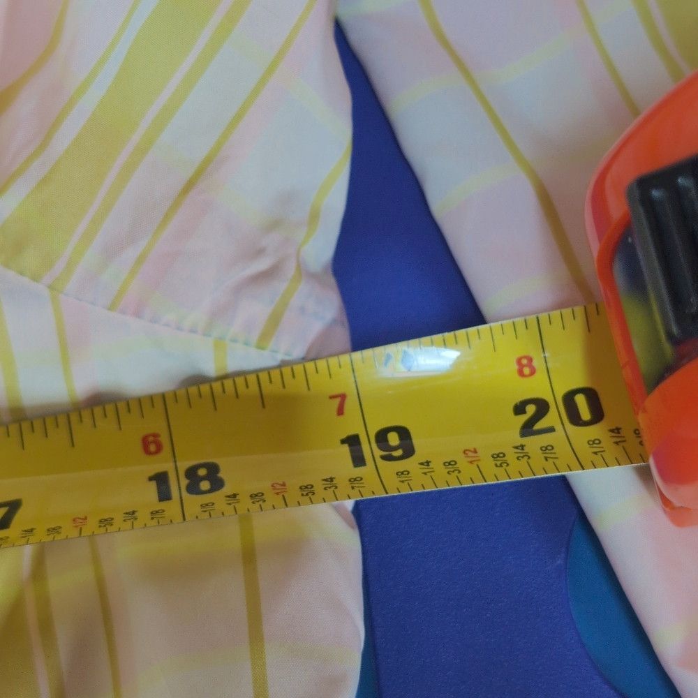 Helly Hansen Vintage Helly Hanson Women's Pink and Yellow Plaid Jacket Size L / US 10 / IT 46 - 7 Thumbnail