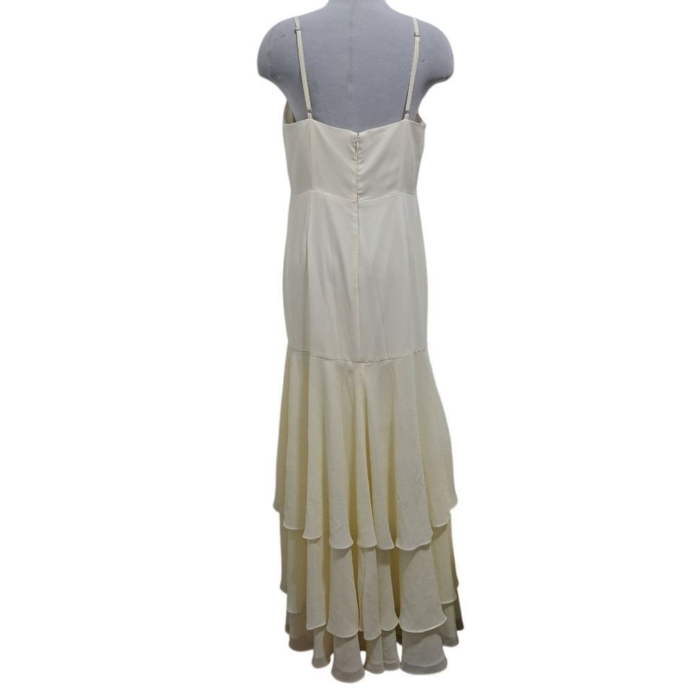 Other Fame And Partners Ophelia Tiered Ruffle Elegant Cream Maxi D Size XL / US 12-14 / IT 48-50 - 3 Thumbnail