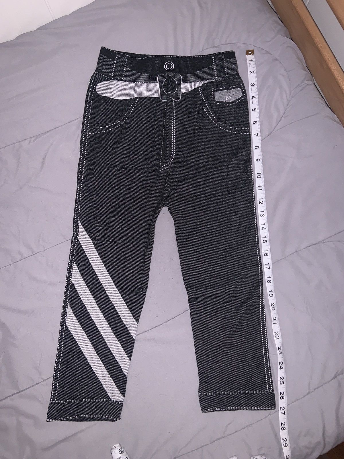 Other Woman’s leggings - Black Jean graphic - very stretchy Size 22" - 1 Thumbnail
