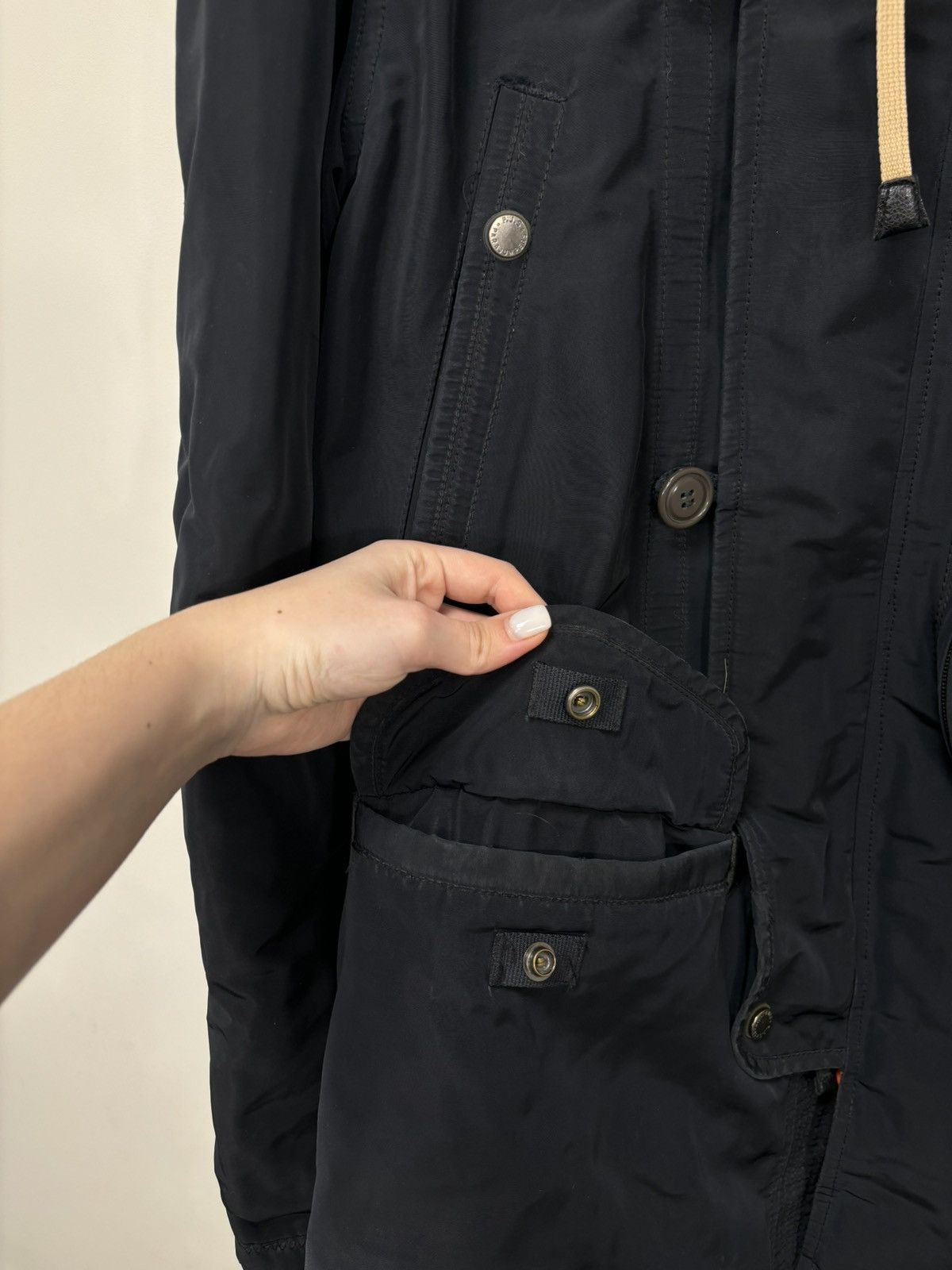 Parajumpers Parajumpers Flea Market Navy Fur Down Puffer Jacket Parka Size US L / EU 52-54 / 3 - 10 Thumbnail