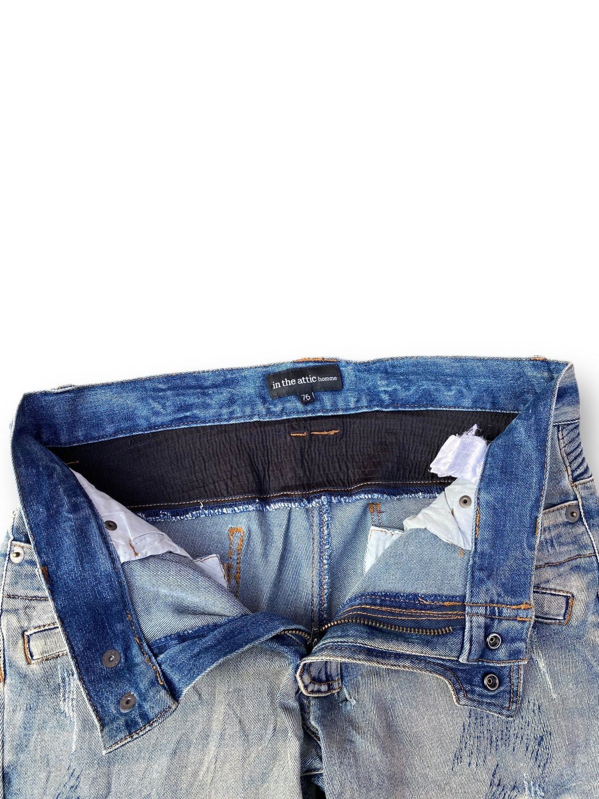 If Six Was Nine × Le Grande Bleu (L.G.B.) × Tornado Mart Vintage In The Attic Rock Revival Jeans. #D8 Size US 32 / EU 48 - 3 Thumbnail