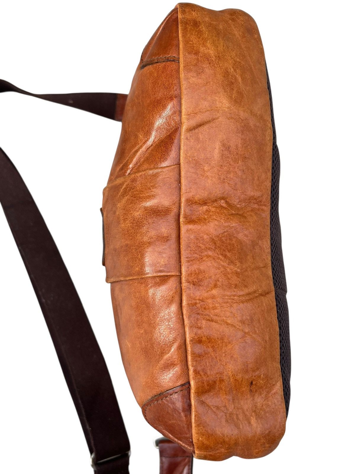 Leather Patina Brown Leather Bag Creed Japan Size ONE SIZE - 15 Thumbnail