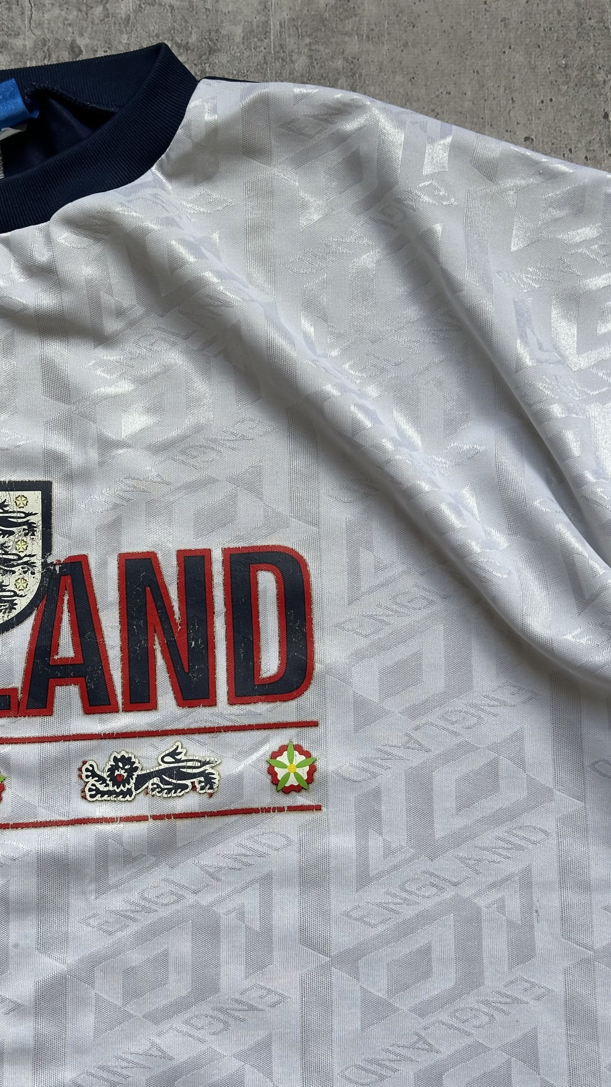 Umbro 90s Umbro England National Team Vintage Jersey Size US L / EU 52-54 / 3 - 3 Thumbnail