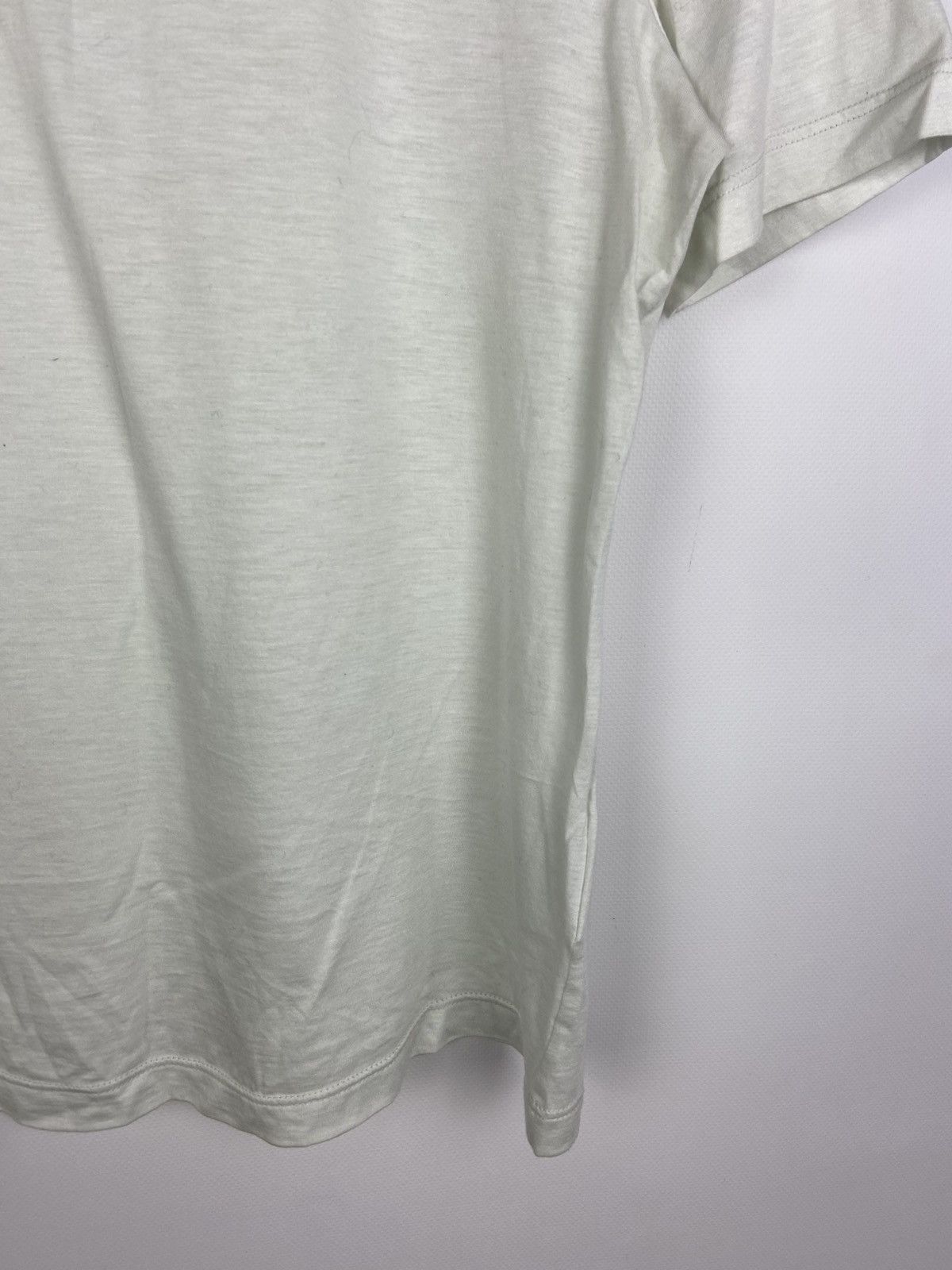 Jil Sander Jil Sander Women's Cream Crew Neck T-Shirt Sz S Size S / US 4 / IT 40 - 6 Thumbnail