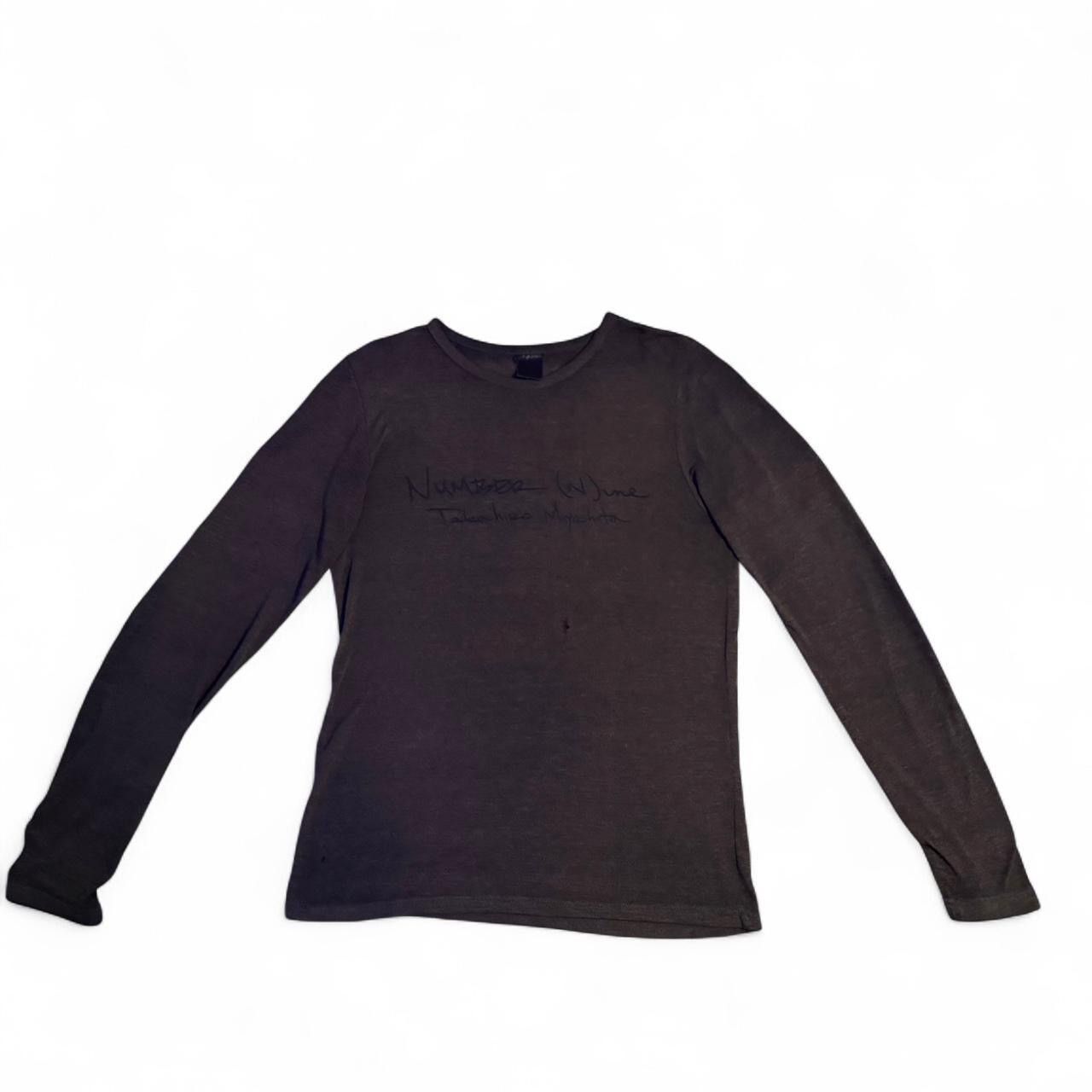 Number (N)ine Graphic Long Sleeve T-Shirt
