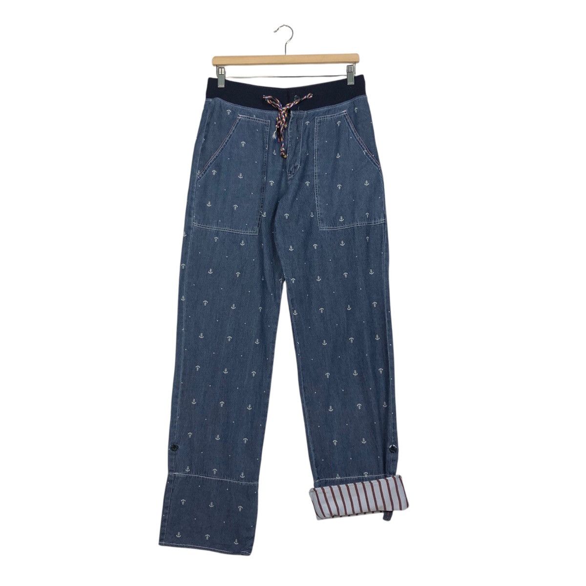 Japanese Brand 📌Power To The People Pants Polkadots Design Full Print Size 30" / US 8 / IT 44 - 13 Thumbnail