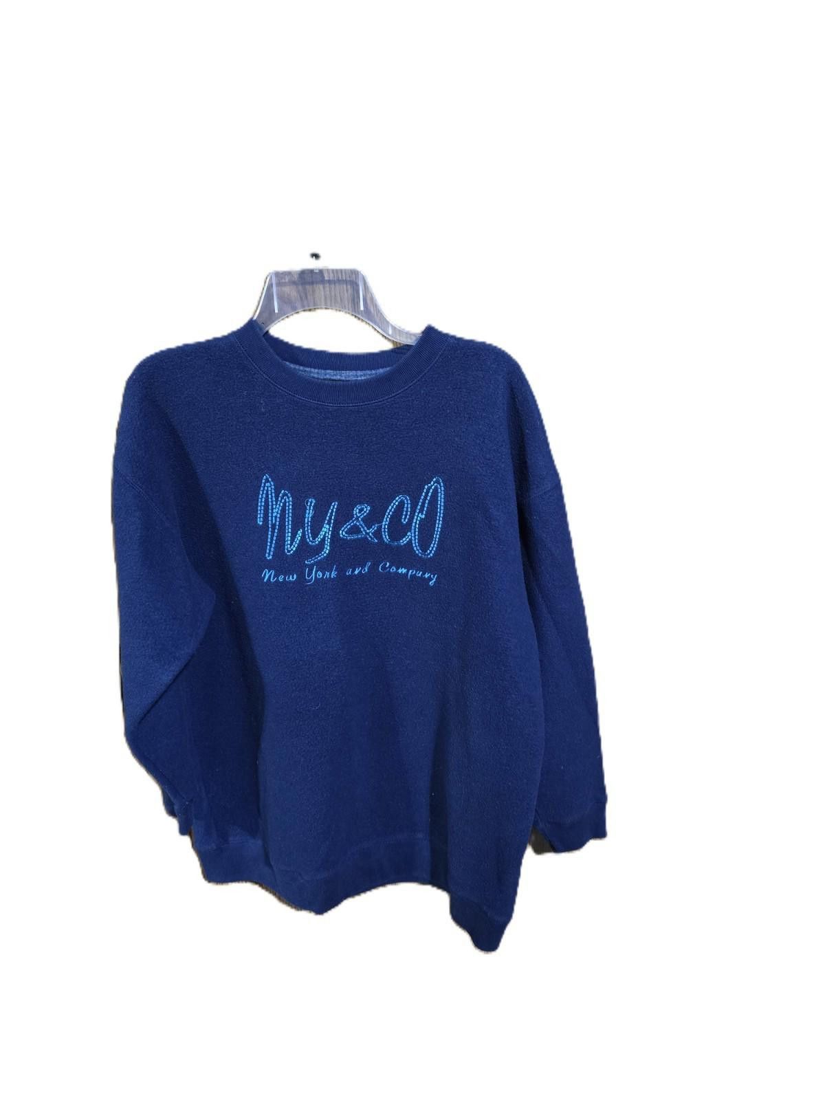 Other NY & Co Navy Blue Sweatshirt Size S / US 4 / IT 40 - 1 Thumbnail