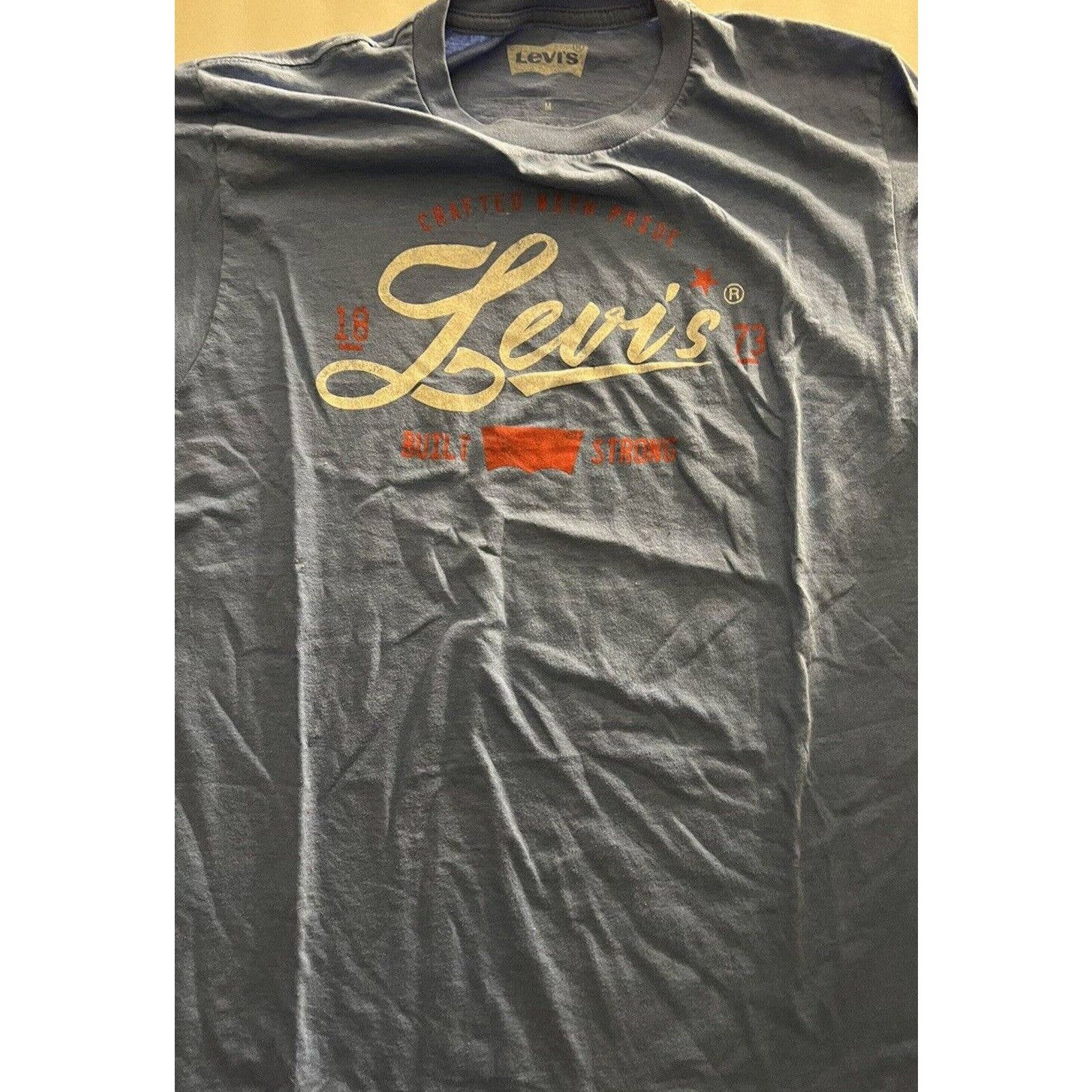 Levi's Levi's Built Strong Size Medium Graphic Tee Size US M / EU 48-50 / 2 - 1 Thumbnail