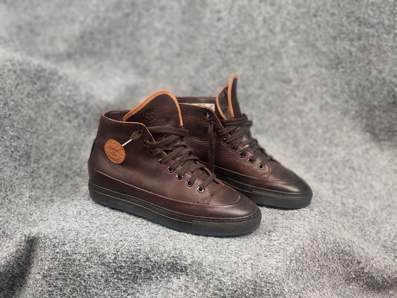 Other Benci Brothers scrambler Fur brown leather boots Sneakers Size US 8 / IT 38 - 6 Thumbnail
