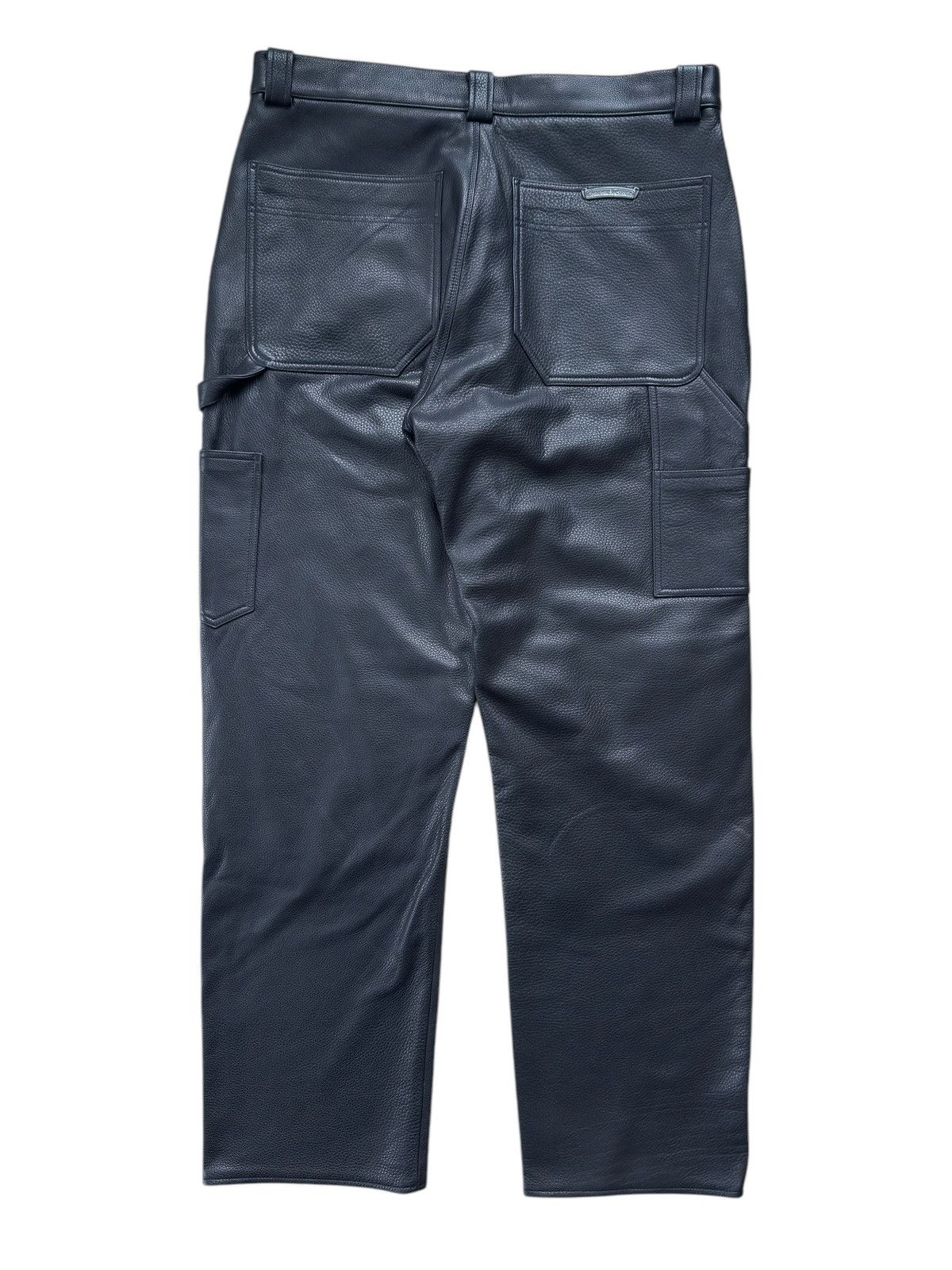 Chrome Hearts Chrome Hearts St.Barth Exclusive Leather FleurKnee Carpenter Size US 36 / EU 52 - 2 Thumbnail