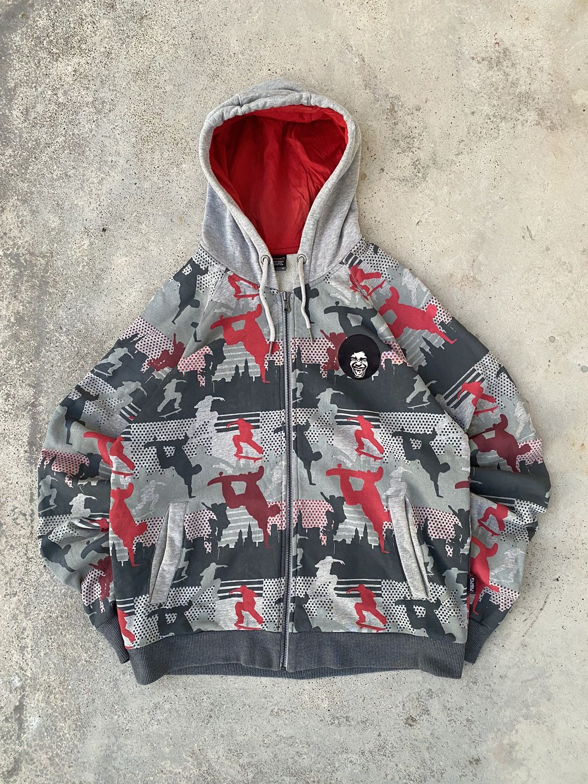 Ecko Unltd. × Fubu × Rap Tees Vintage Y2K FUBU Overprint Full Zip Hoodie Size US M / EU 48-50 / 2 - 1 Thumbnail
