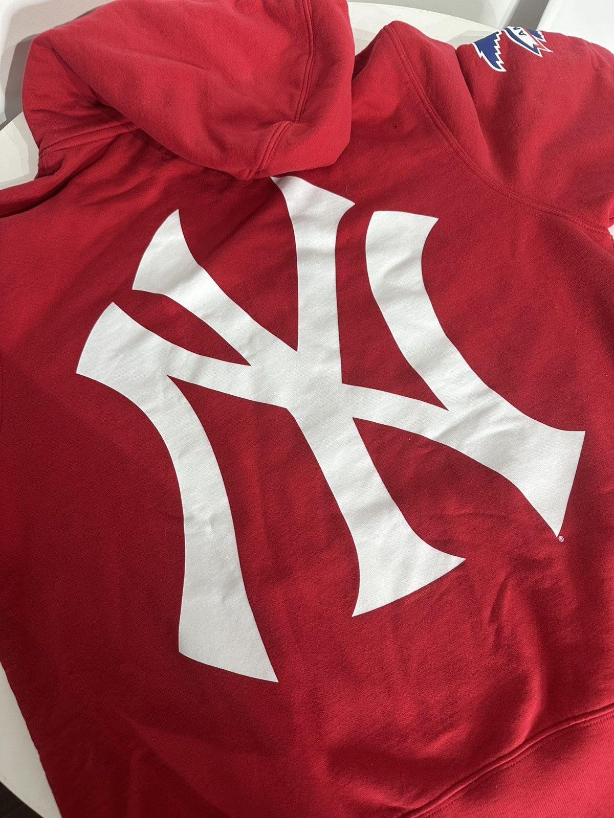 47 × MLB × Supreme Supreme x 47 x MLB New York hoodie size L Size US L / EU 52-54 / 3 - 5 Thumbnail