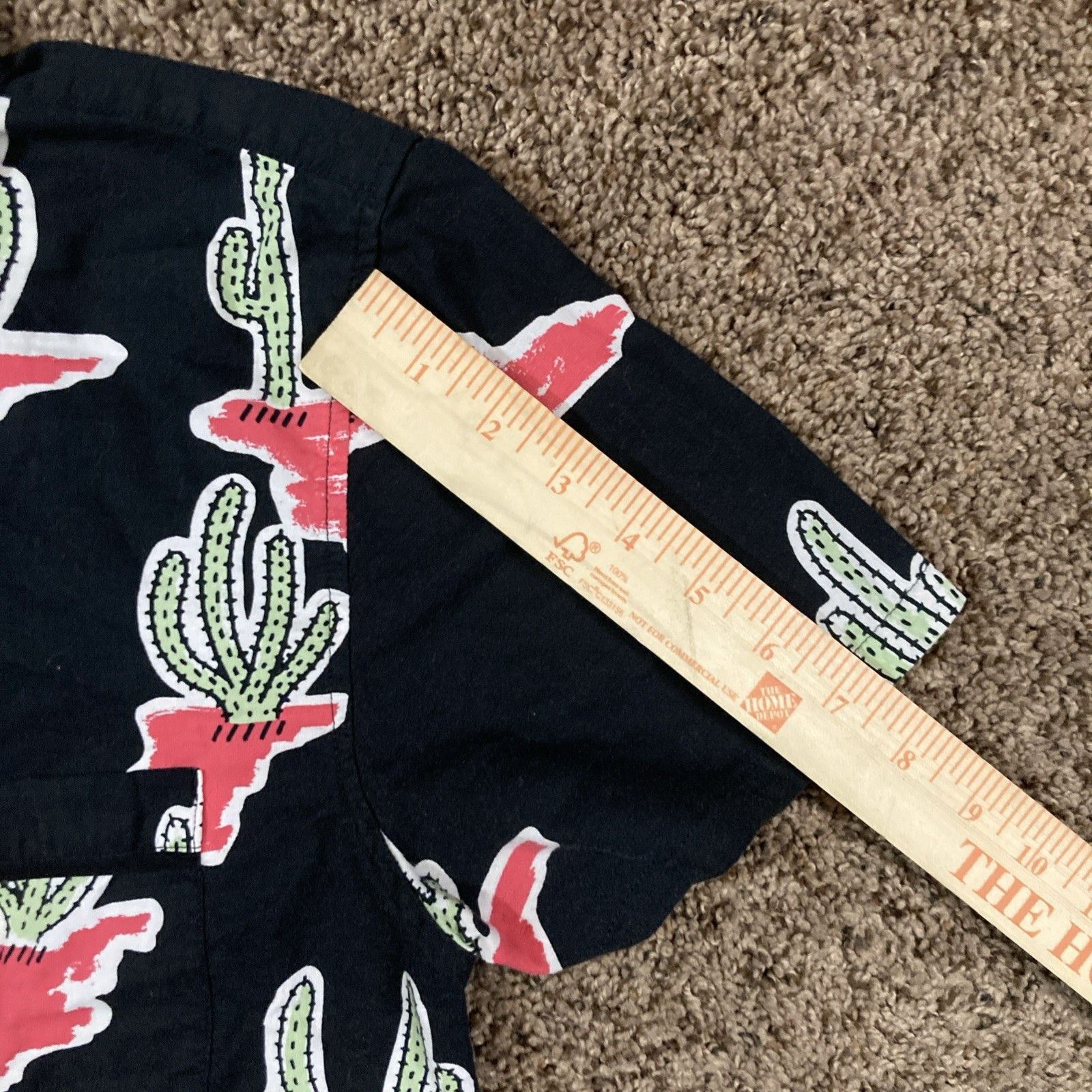 Stussy STUSSY SS Cactus Streetwear Skater Shirt Mens Medium Size US M / EU 48-50 / 2 - 5 Thumbnail