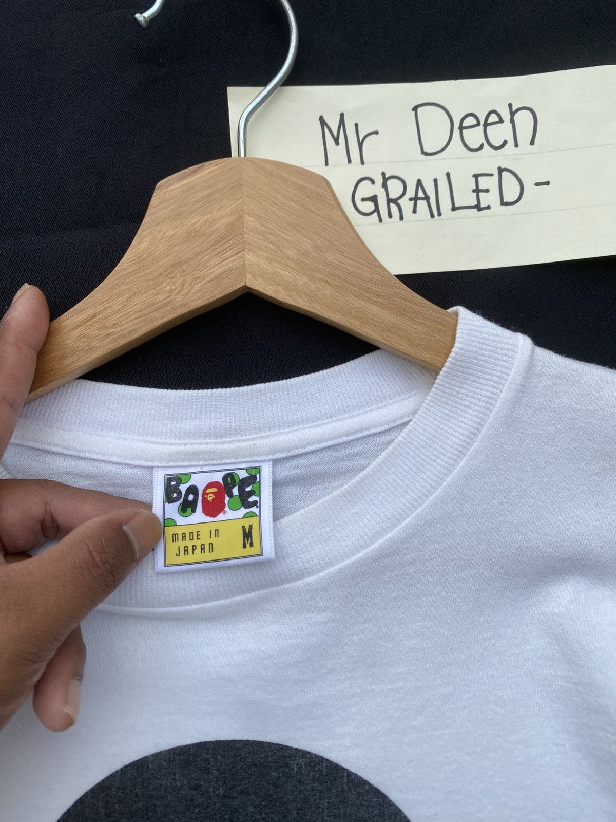 Bape Vintage Baby Milo A Bathing Ape White Tee Size US M / EU 48-50 / 2 - 12 Thumbnail