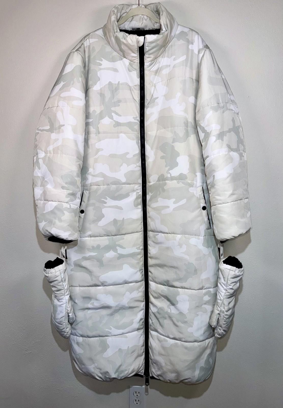 Urban Outfitters x NICOPANDA Uptown Camo Long Puffer Parka