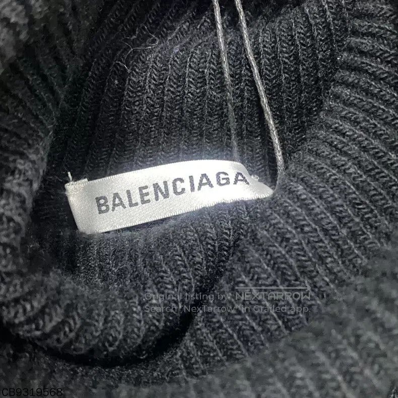 Balenciaga Balenciaga Embroidered double B high neck sweater Size XXS / US 00 / IT 34 - 6 Thumbnail