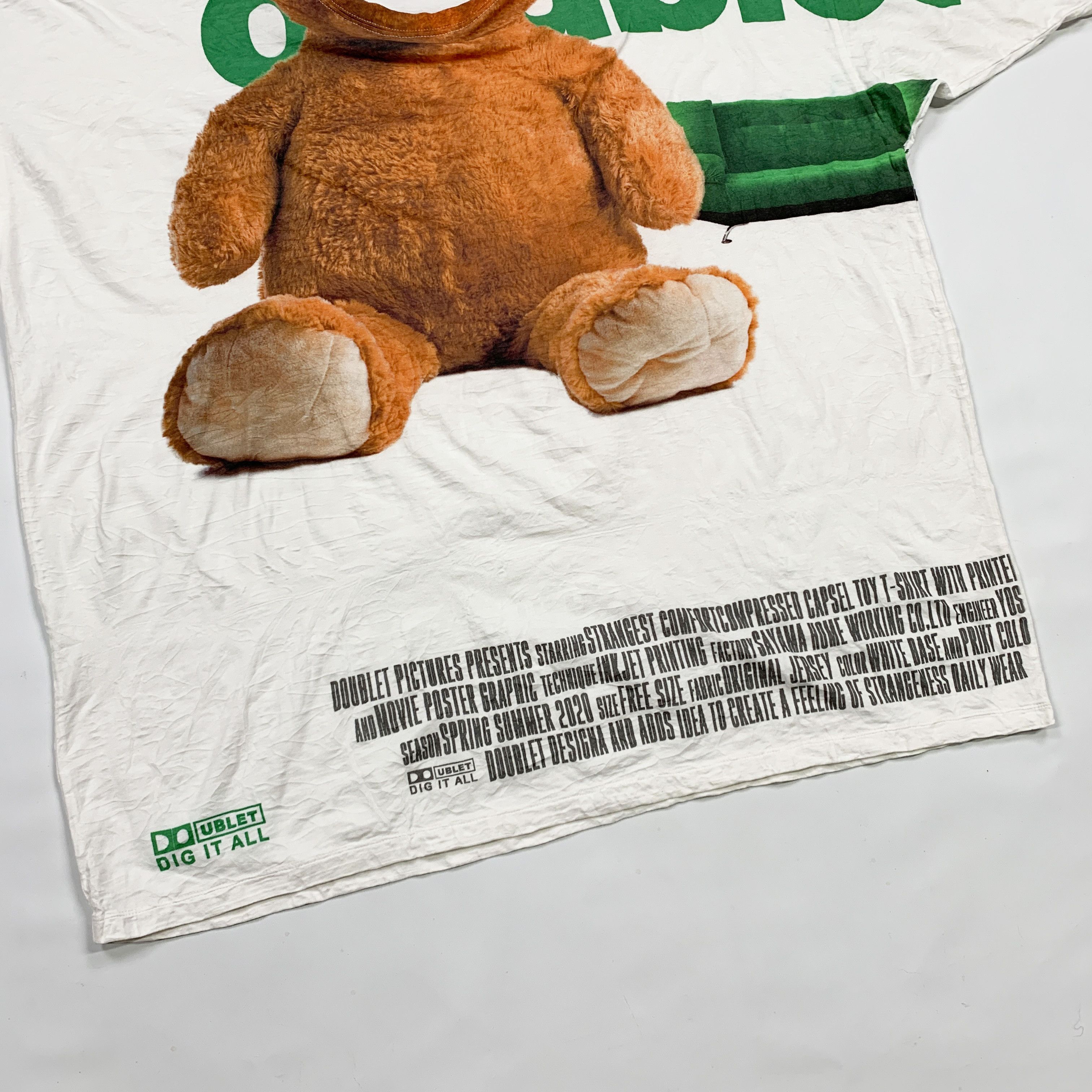 Doublet Compressed "Insert Face" / TED Movie T-Shirt Size US XL / EU 56 / 4 - 4 Thumbnail