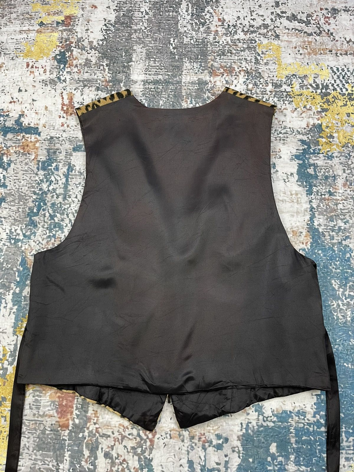Hypebeast Vtg USA HYPE LEOPARD VELOUR VEST Size US S / EU 44-46 / 1 - 5 Thumbnail