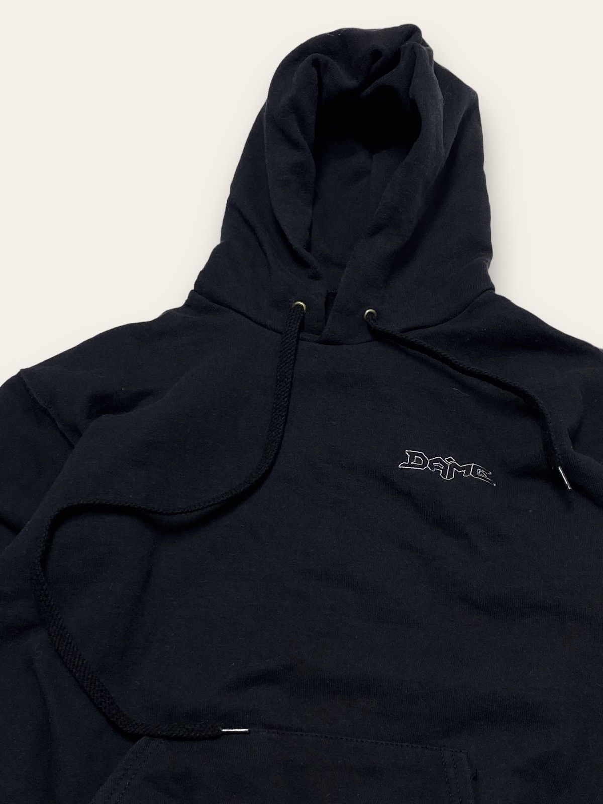 Vintage Vintage DAIME Oversized Big Logo Black Hoodie Size US M / EU 48-50 / 2 - 3 Thumbnail