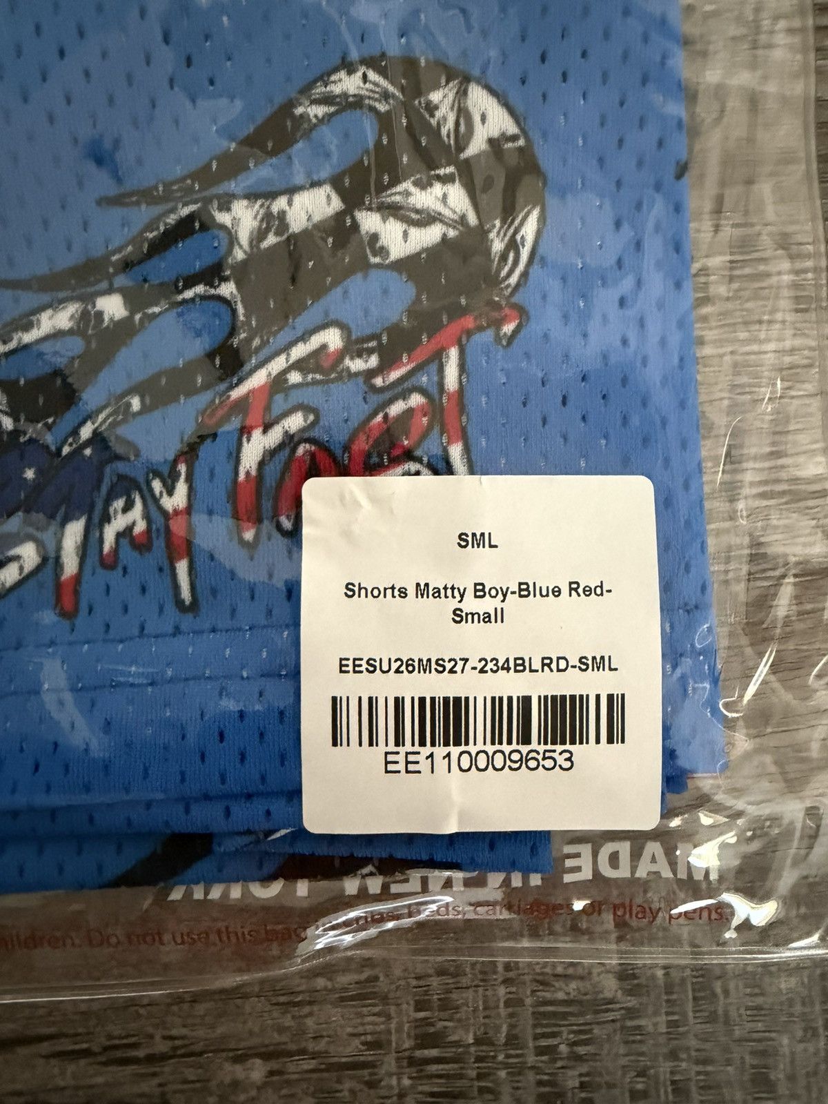 Eric Emanuel Matty Boy Eric Emanuel Blue Shorts Small Size US 30 / EU 46 - 3 Thumbnail