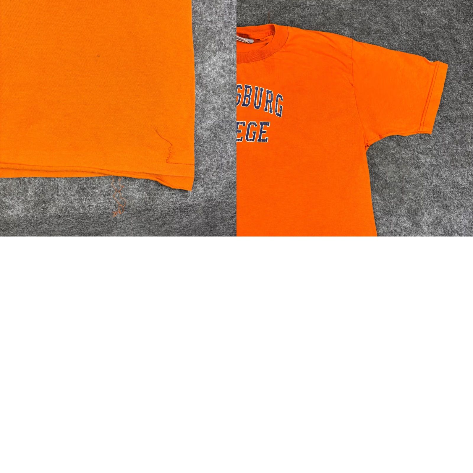 Vintage VINTAGE Shirt M Orange Gettysburg College Distressed Mens Bookstore Tee Size US M / EU 48-50 / 2 - 8 Thumbnail